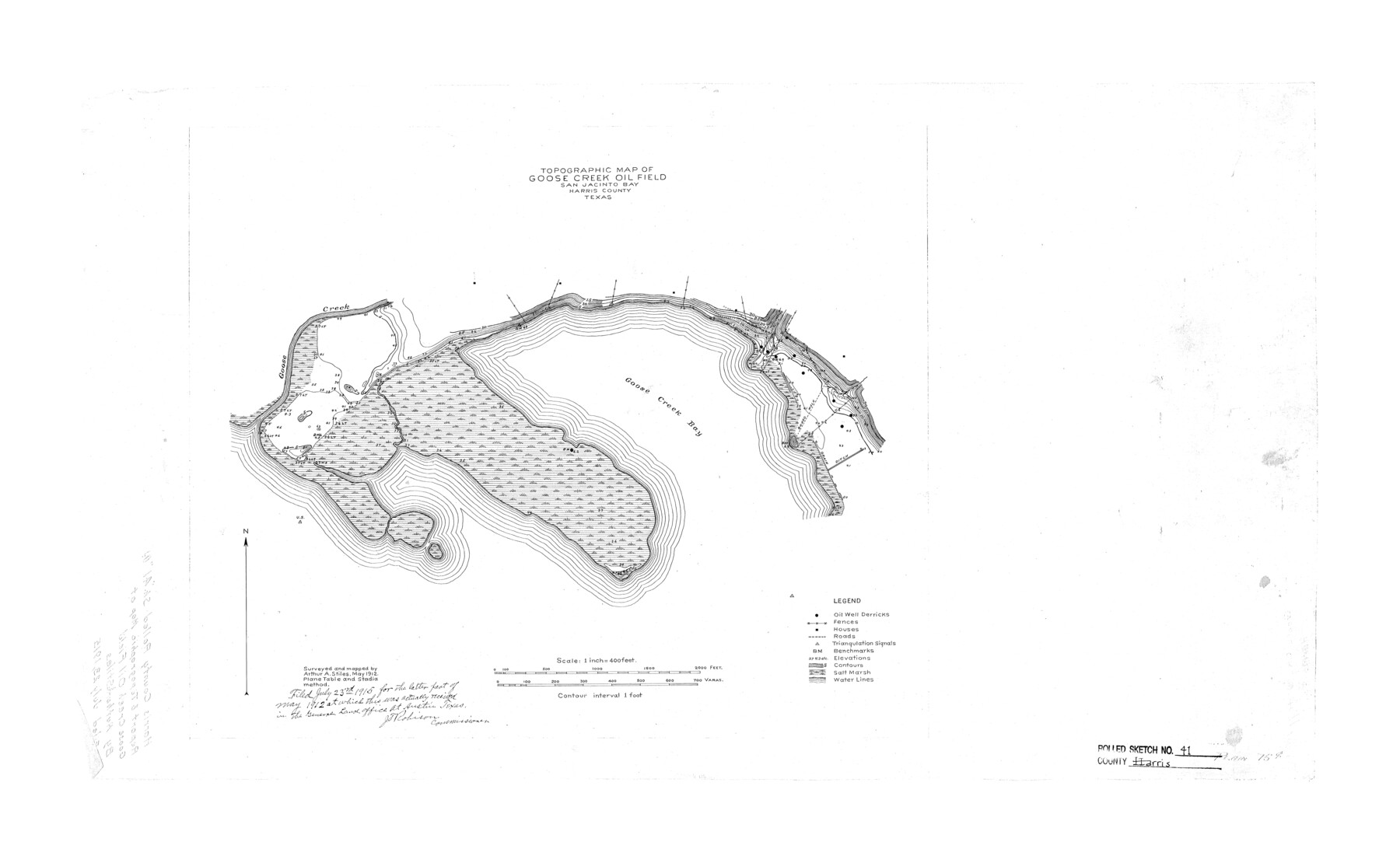 6099, Harris County Rolled Sketch 41, General Map Collection