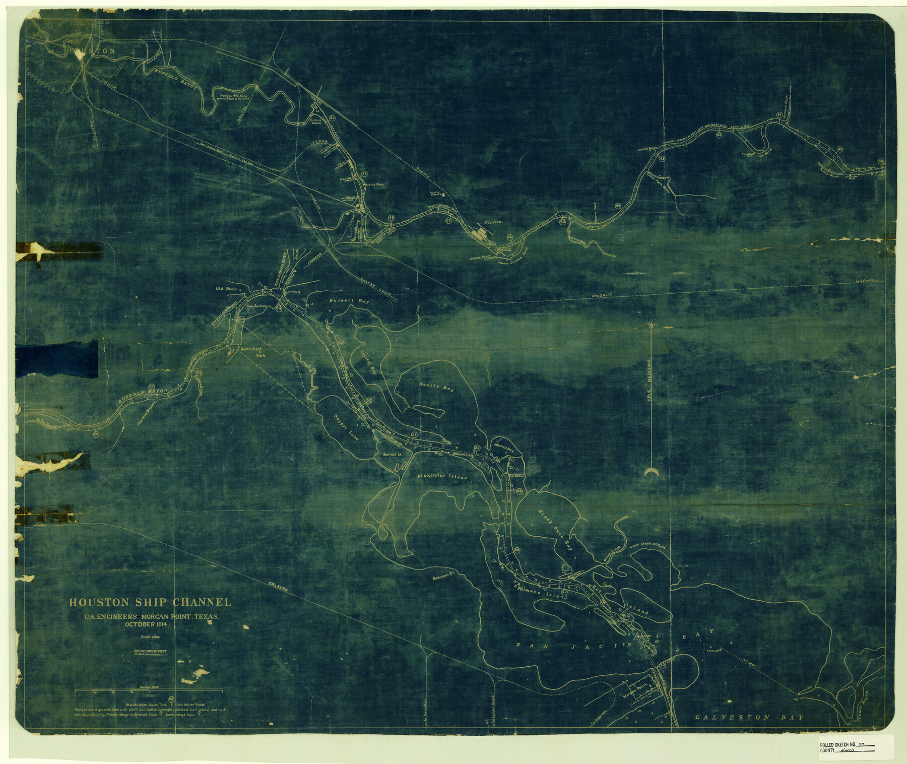 6114, Harris County Rolled Sketch 77, General Map Collection