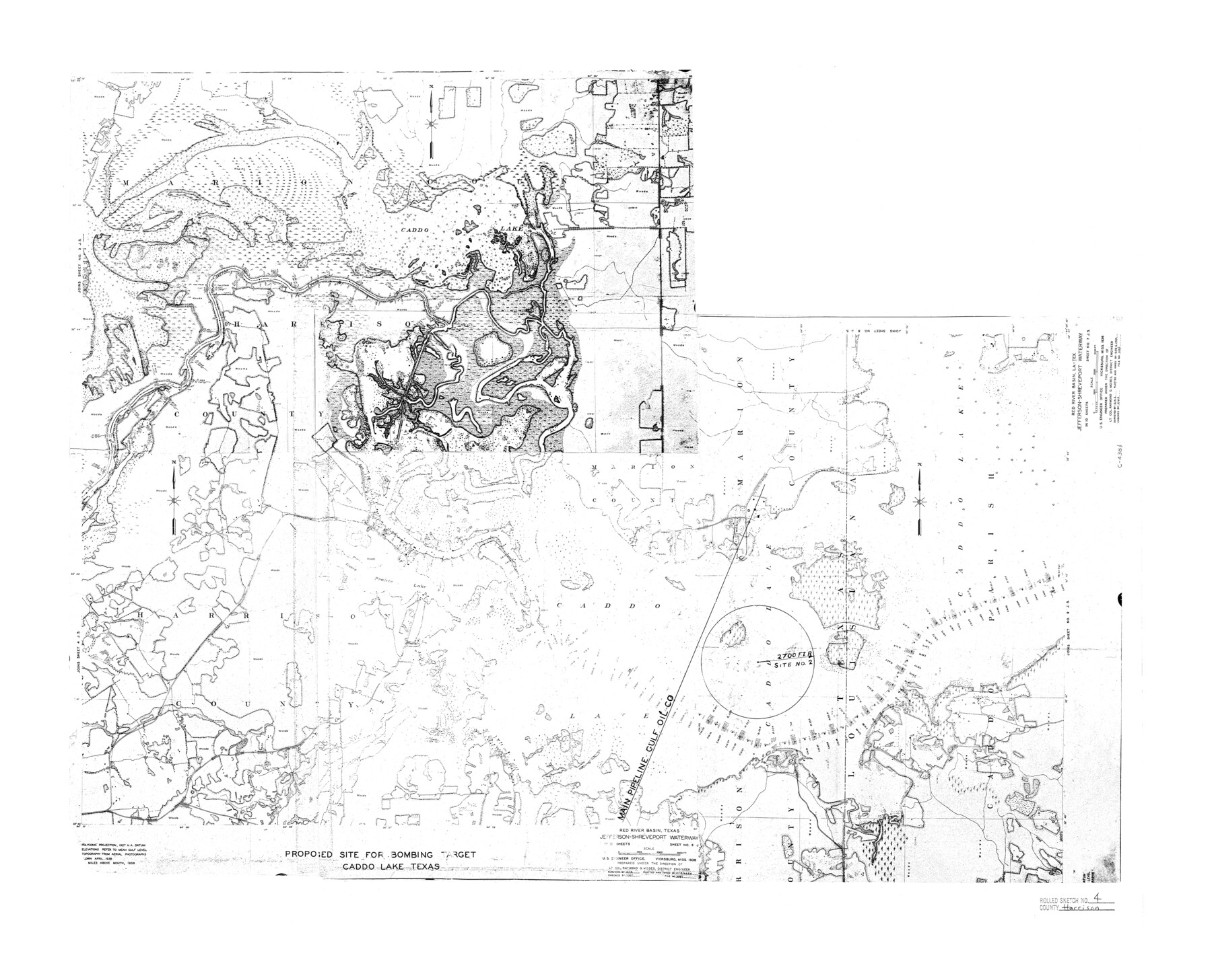 6150, Harrison County Rolled Sketch 4, General Map Collection