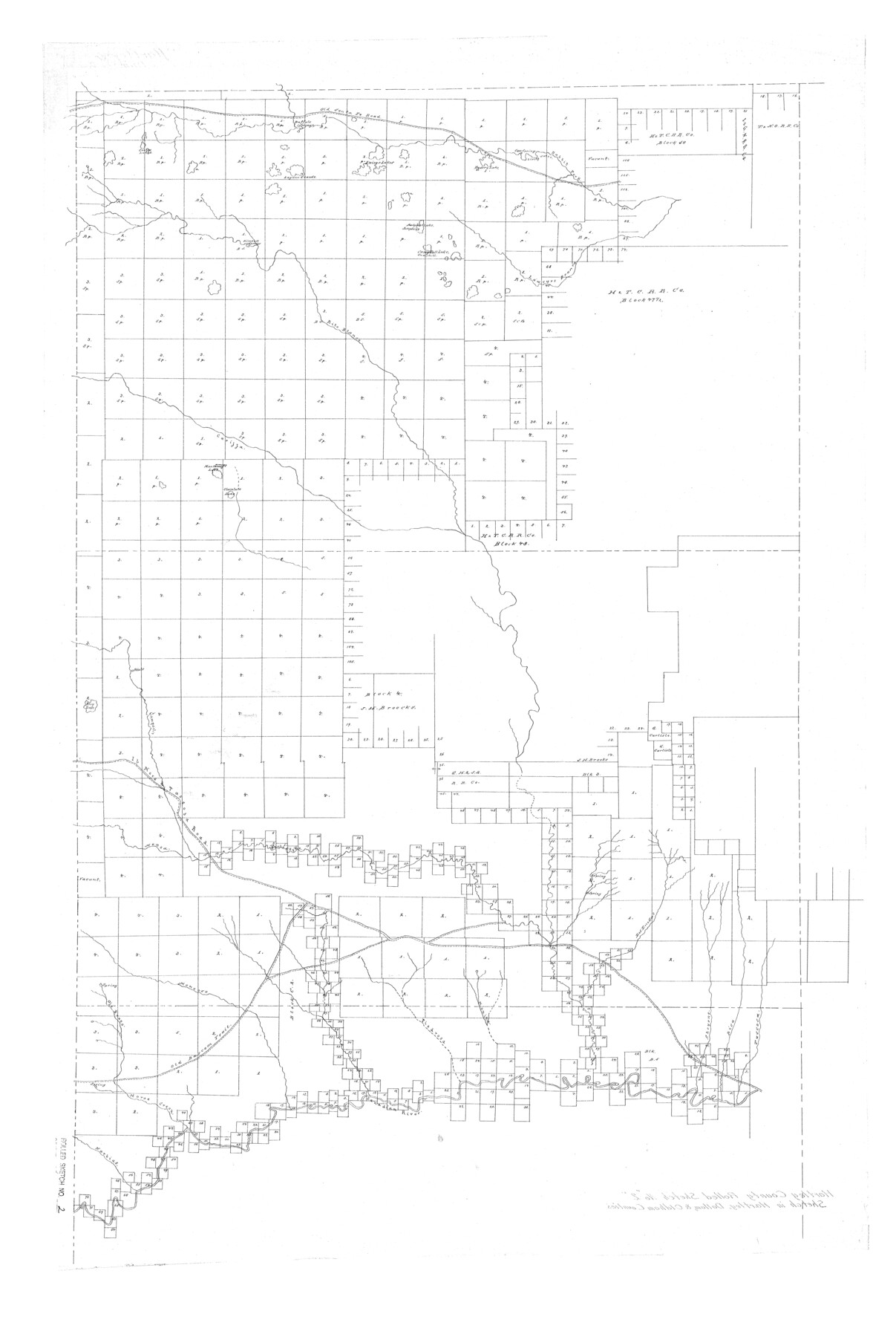 6158, Hartley County Rolled Sketch 2, General Map Collection