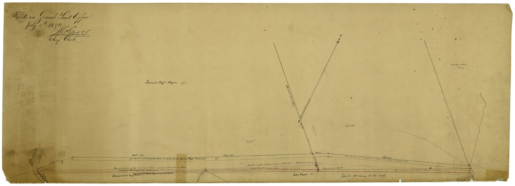 6176, Hays County Rolled Sketch 20, General Map Collection