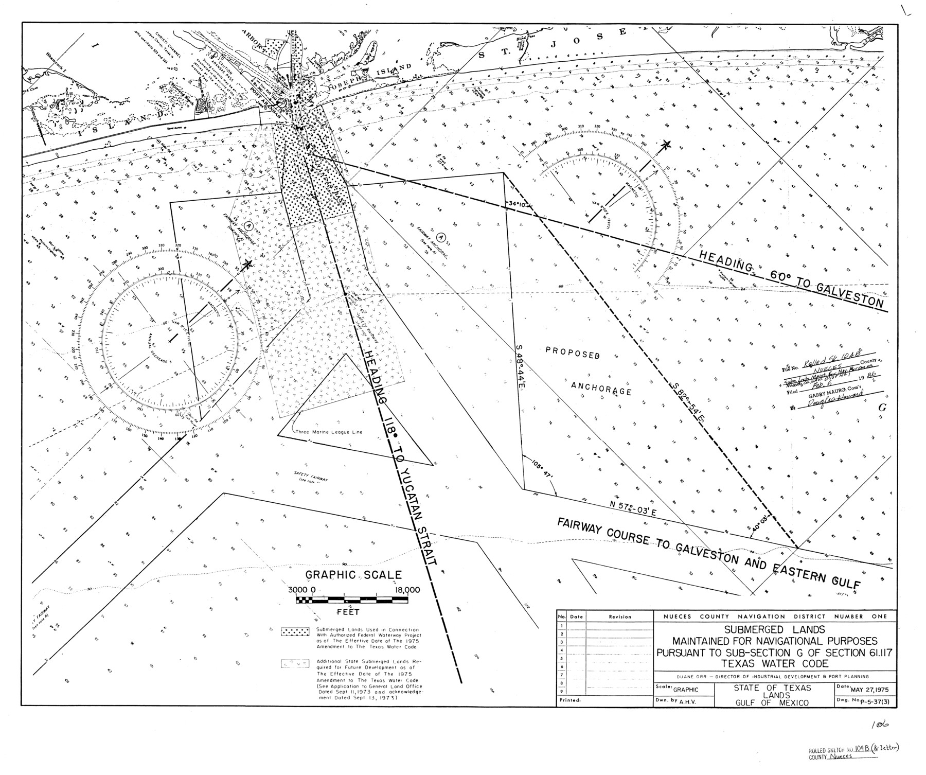 61778, Nueces County Rolled Sketch 104B