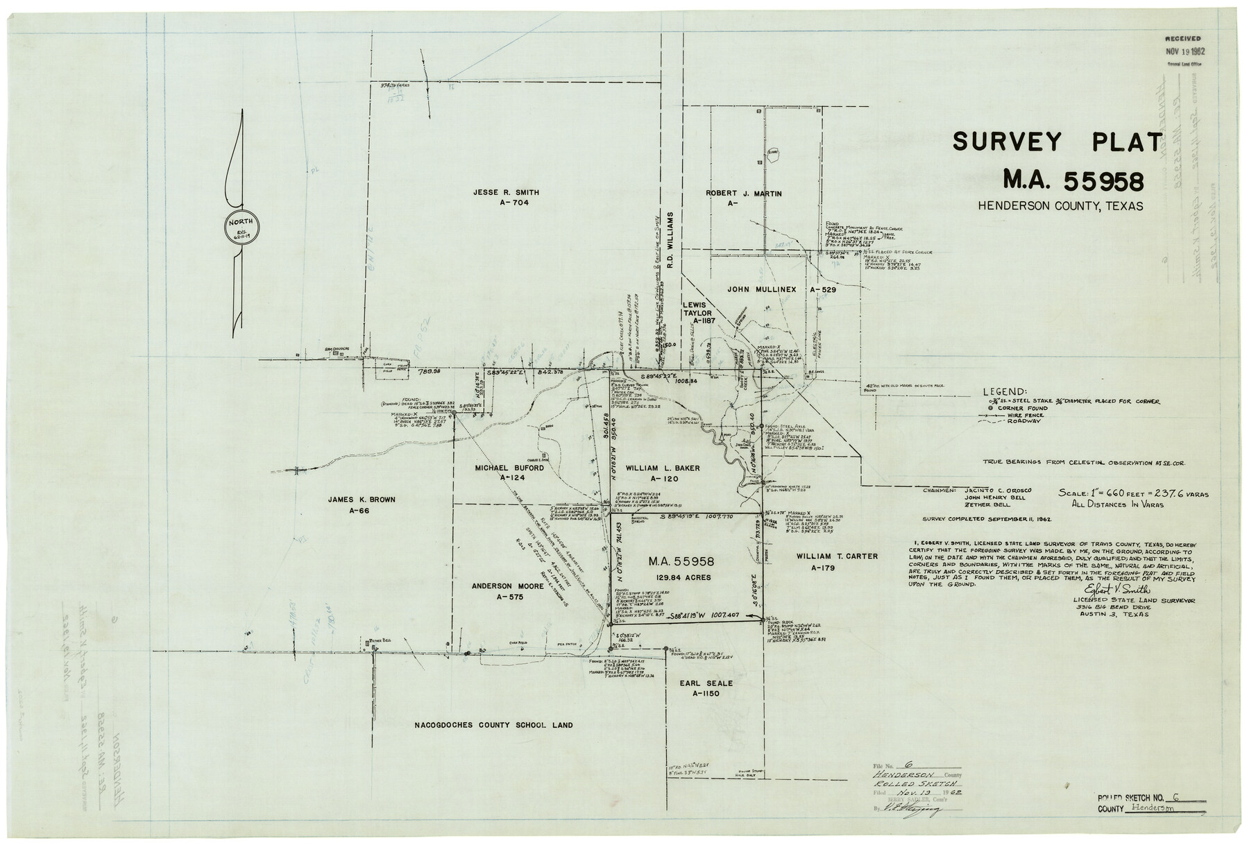 6202, Henderson County Rolled Sketch 6, General Map Collection