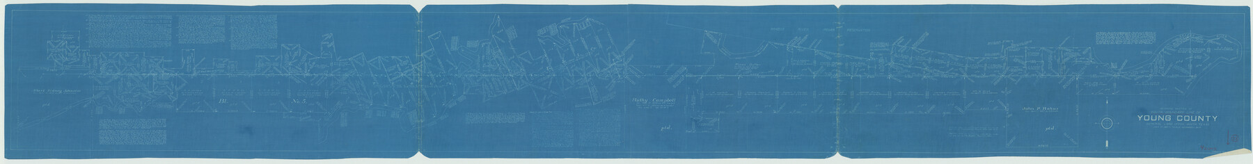 62034, Young County Working Sketch 11, General Map Collection