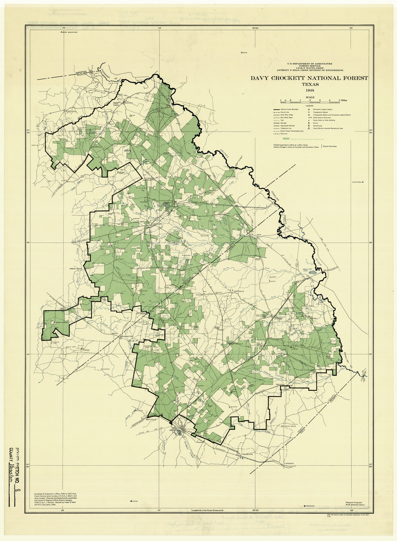 6228, Houston County Rolled Sketch 8, General Map Collection