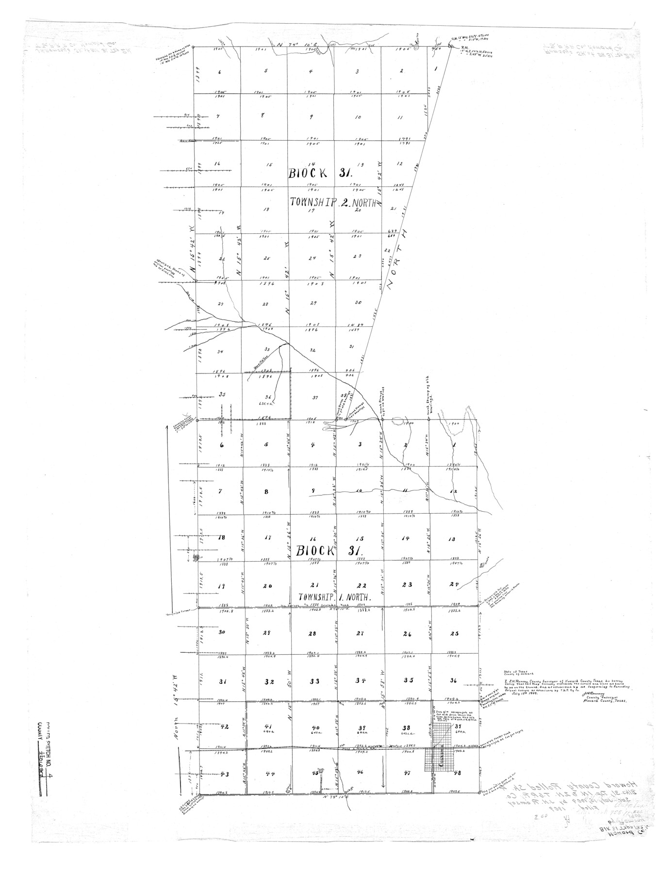 6233, Howard County Rolled Sketch 4, General Map Collection