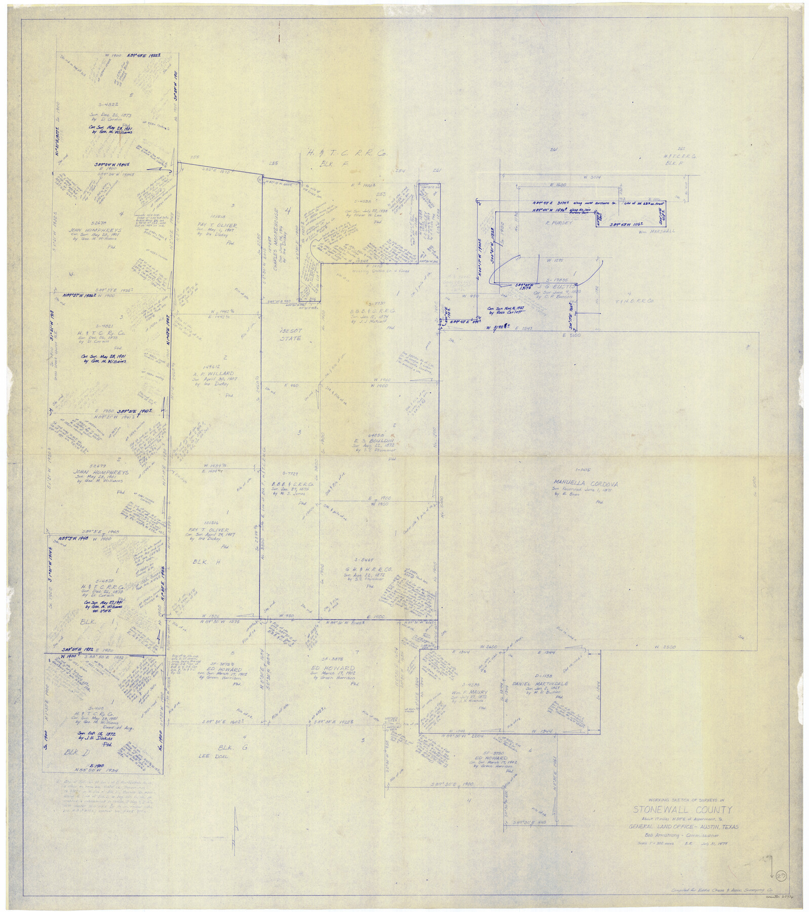 62336, Stonewall County Working Sketch 29, General Map Collection