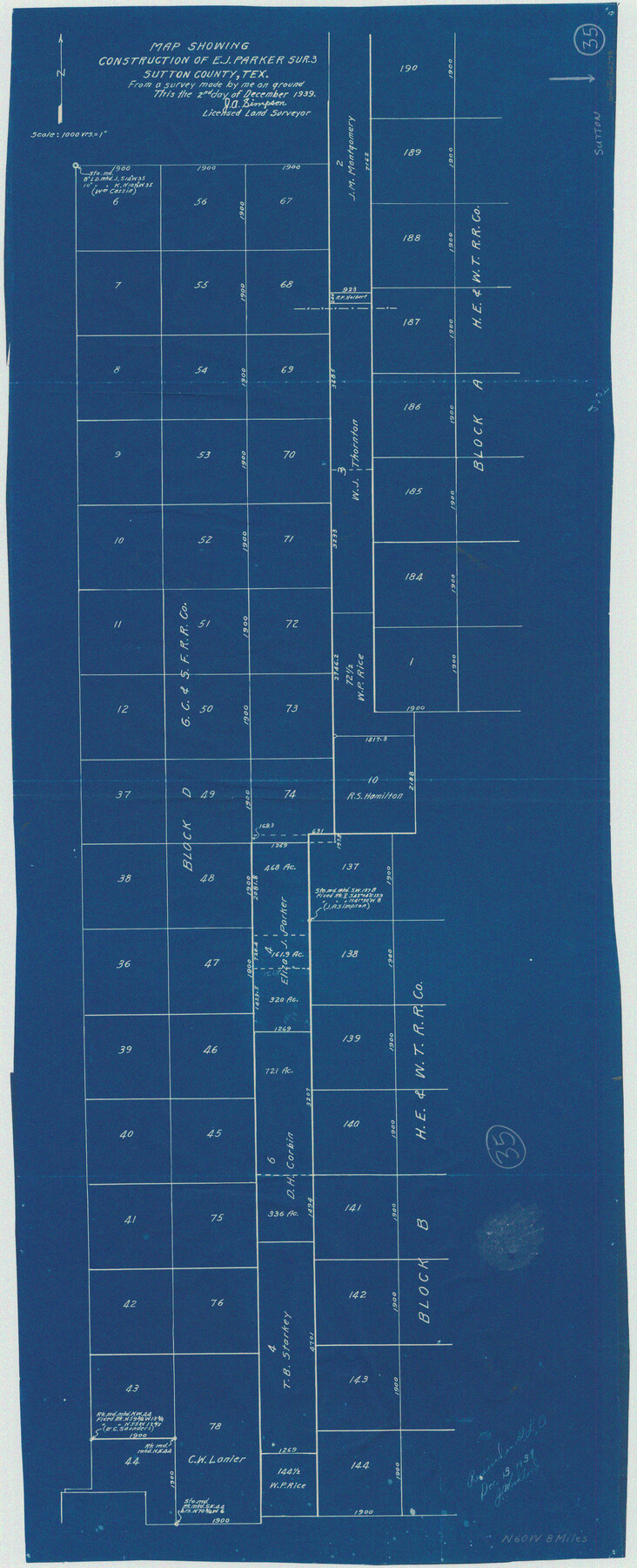 62378, Sutton County Working Sketch 35, General Map Collection