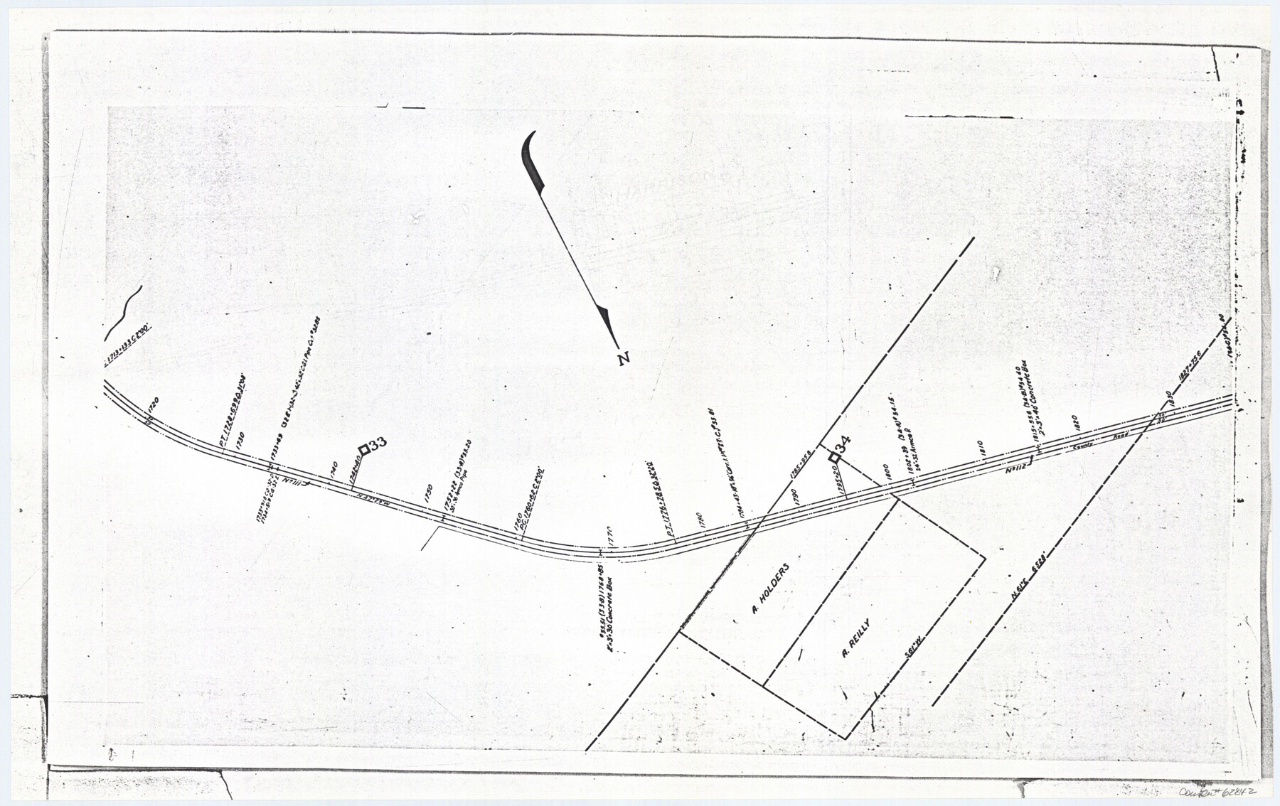 62842, Railroad Track Map, H&TCRRCo., Falls County, Texas, General Map Collection