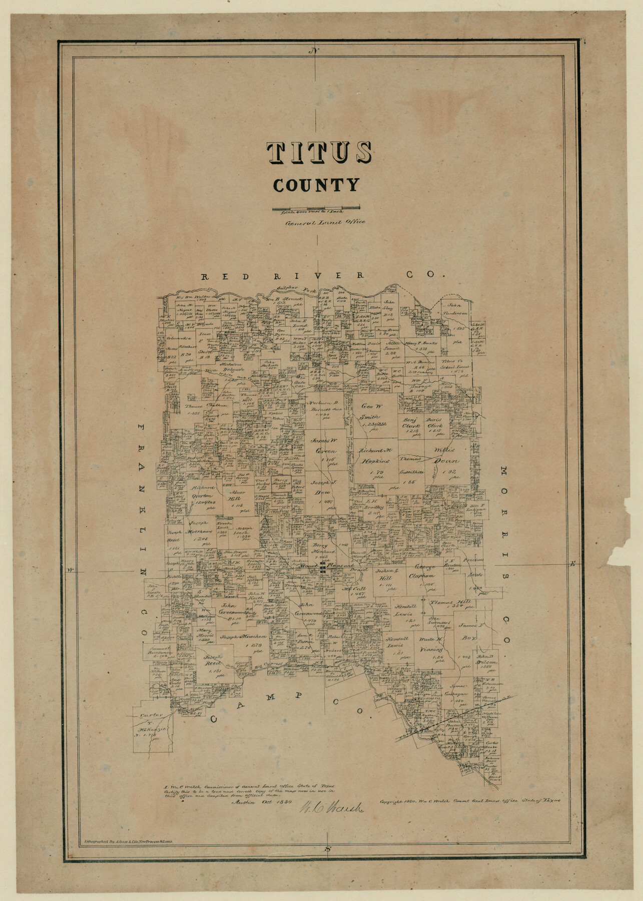 629, Titus County, Texas, Maddox Collection