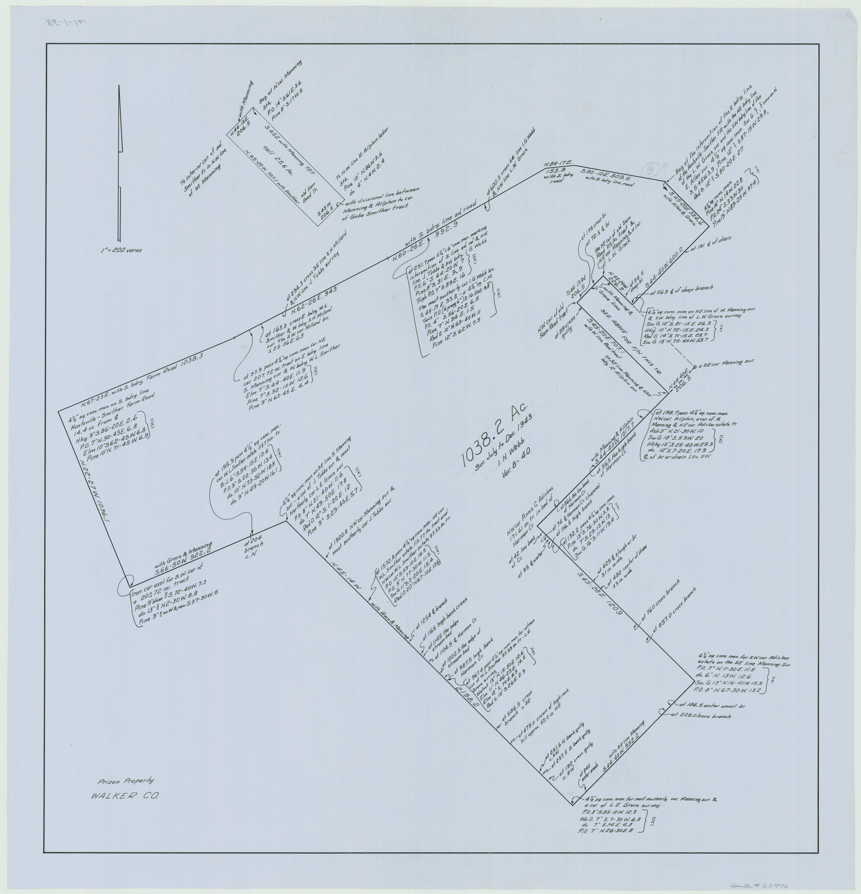 62976, Prison Property, Walker Co., General Map Collection