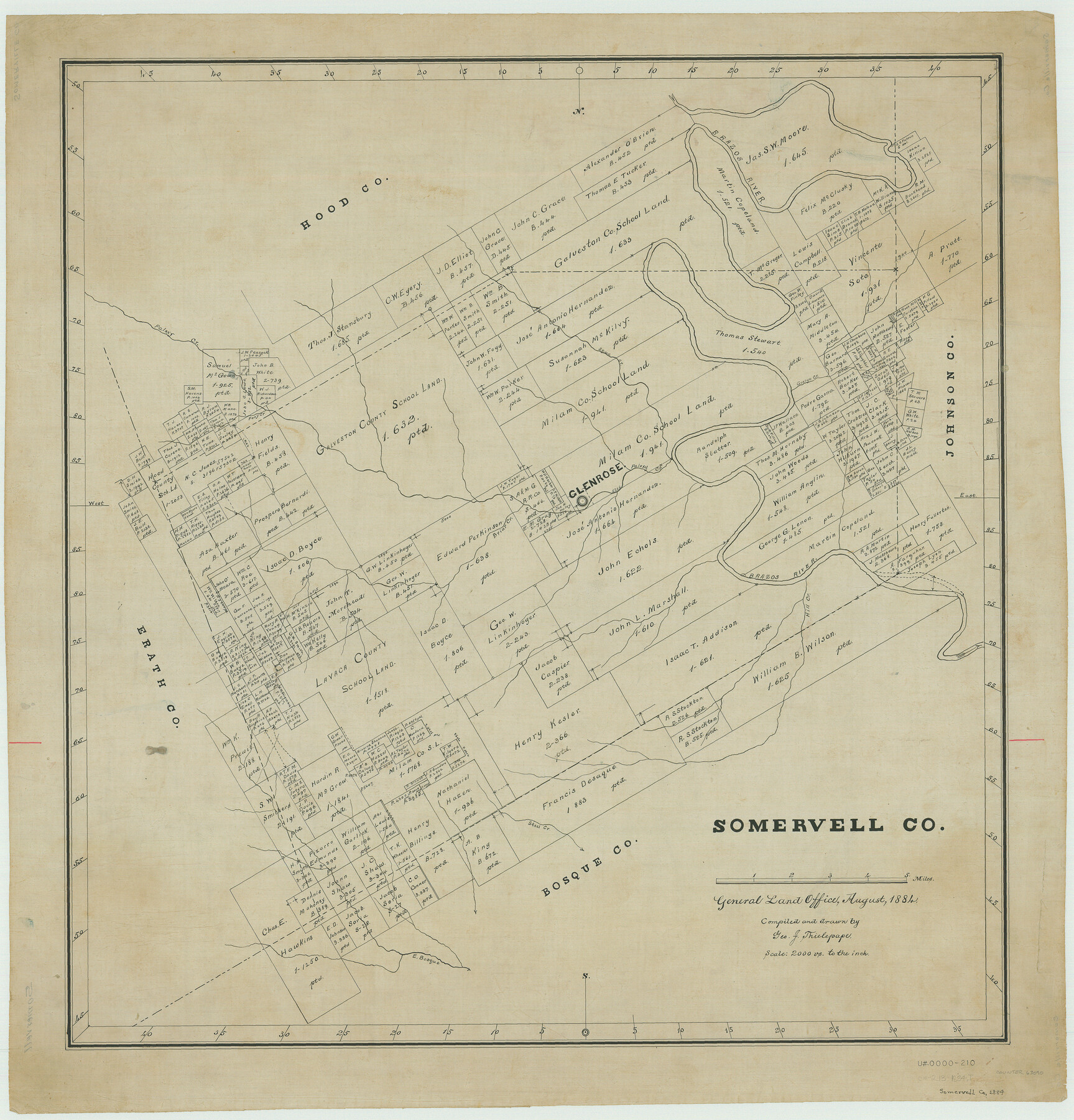 63040, Somervell Co., General Map Collection