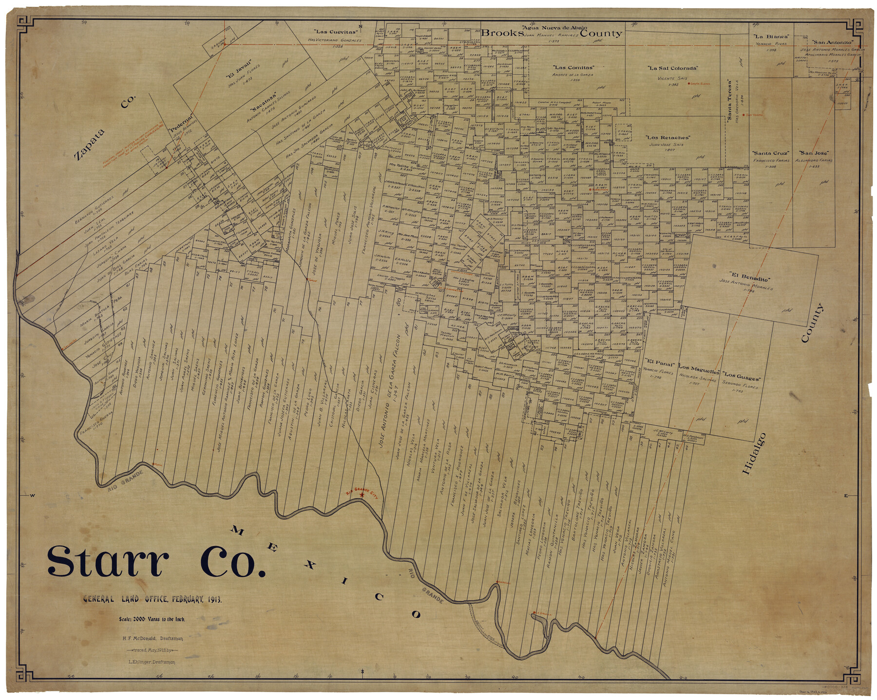 63043, Starr Co., General Map Collection