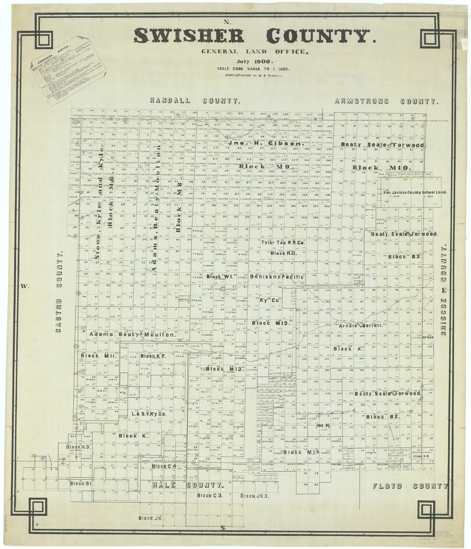 63053, Swisher County, General Map Collection