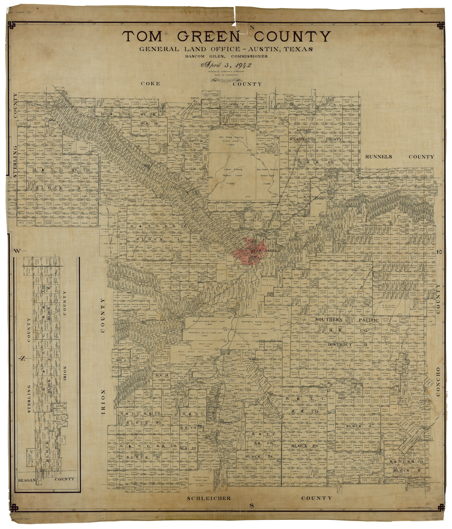 63073, Tom Green County, General Map Collection
