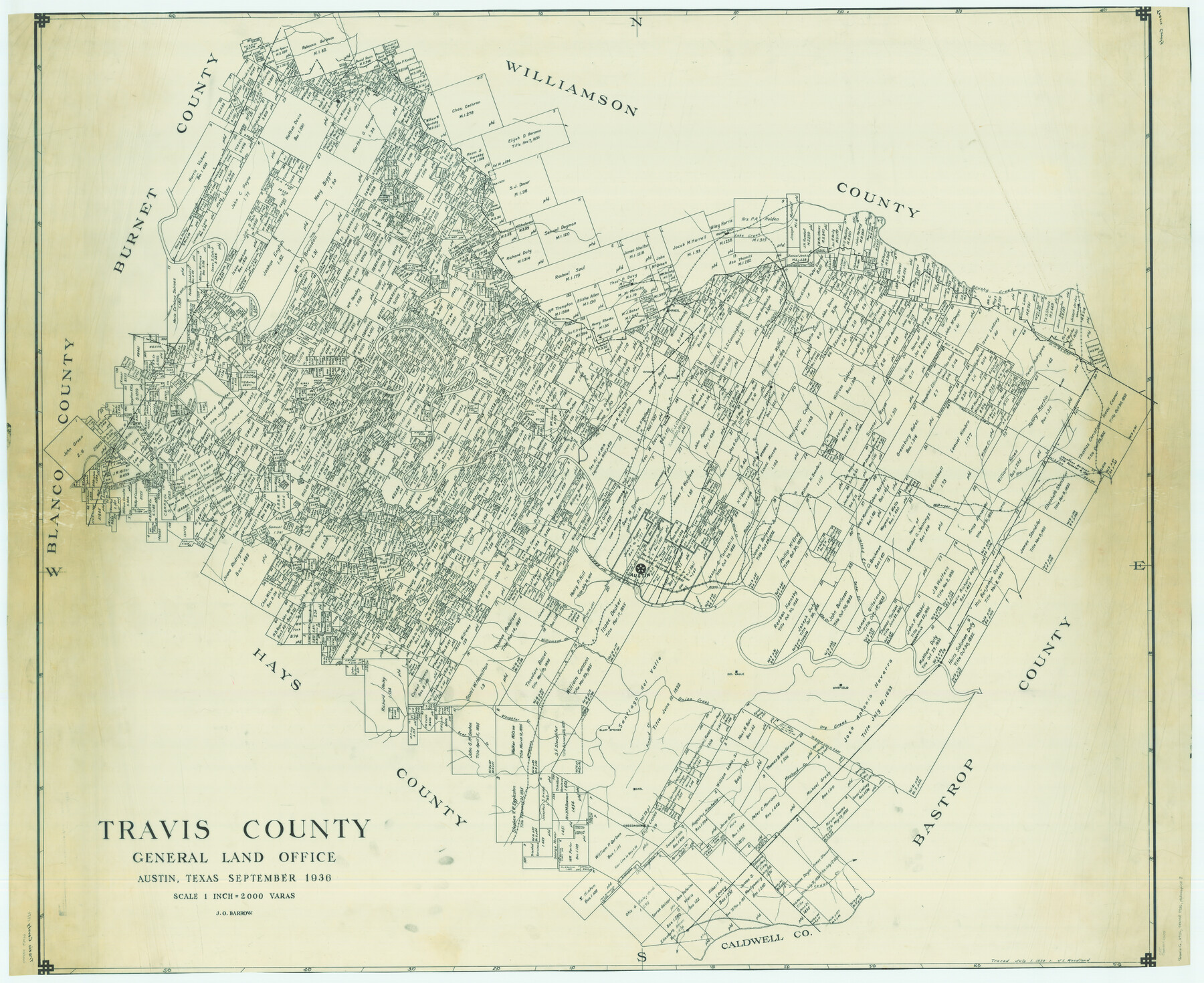 63077, Travis County, General Map Collection