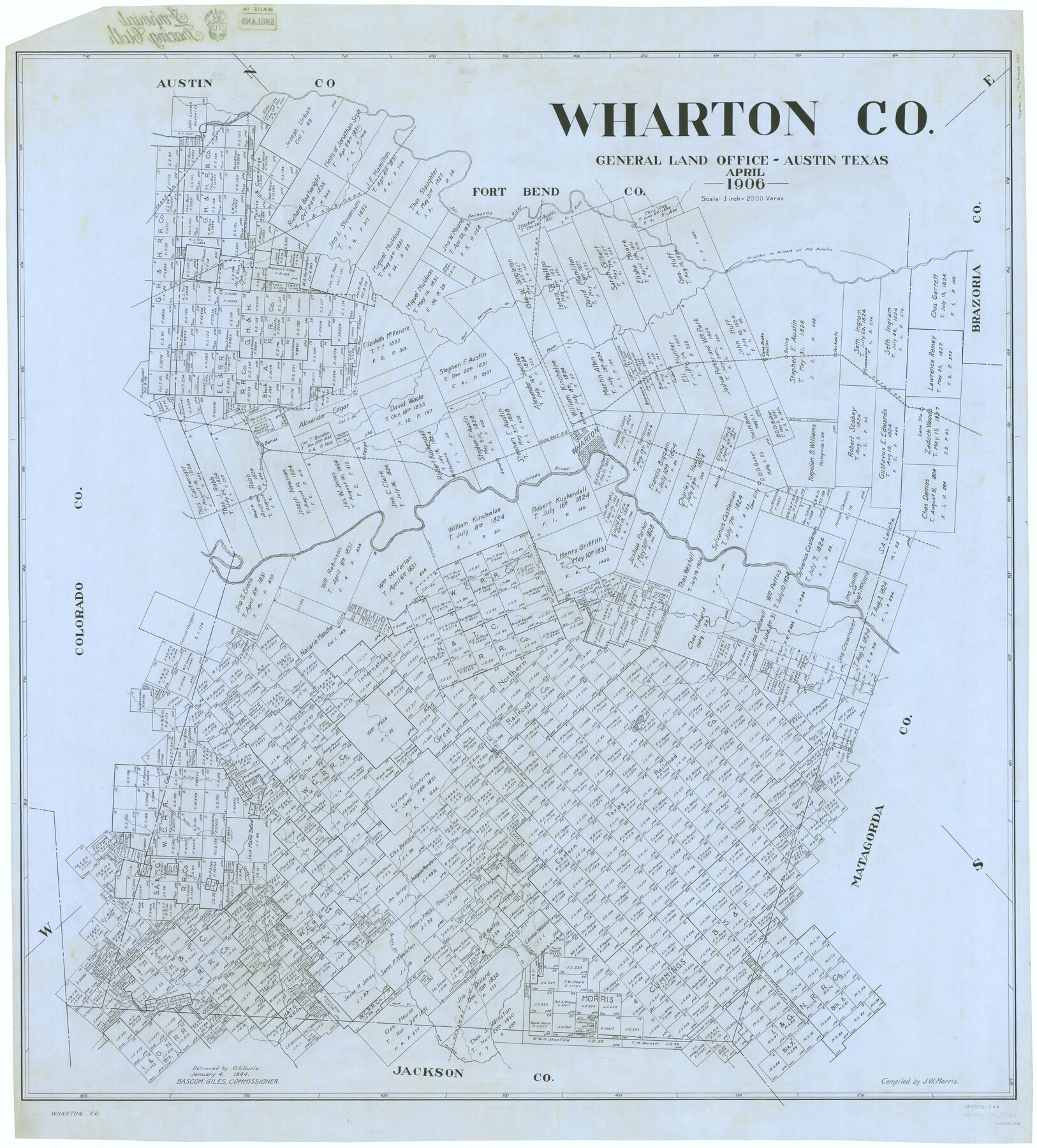 63118, Wharton Co., General Map Collection