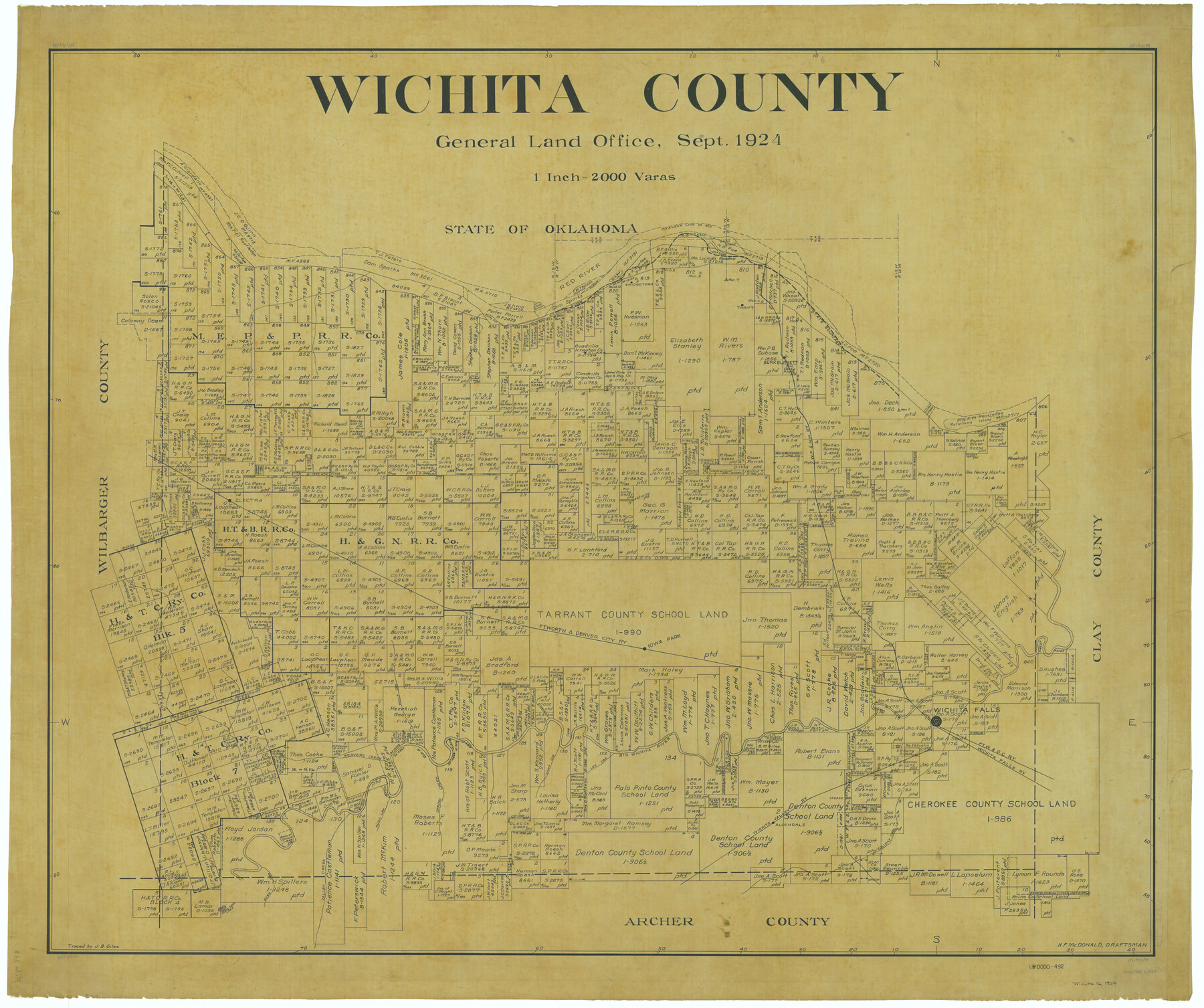 63123, Wichita County, General Map Collection
