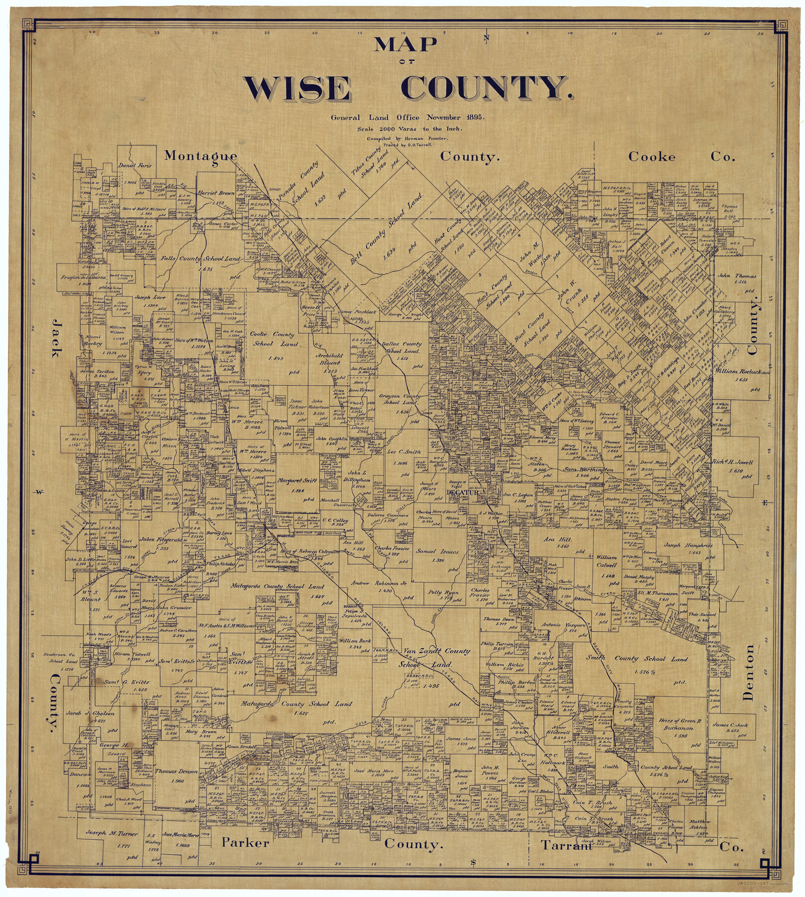 63133, Map of Wise County, General Map Collection