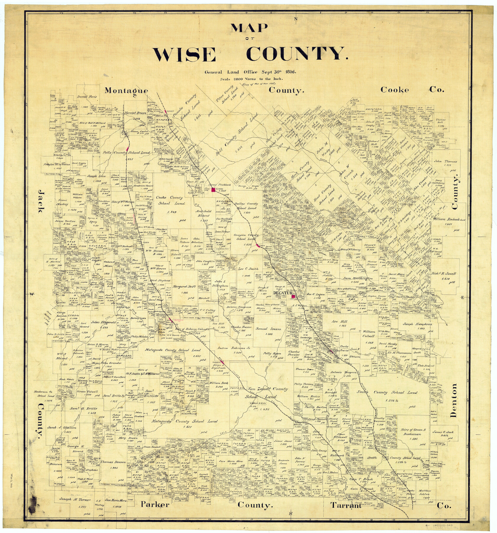 63134, Map of Wise County, General Map Collection