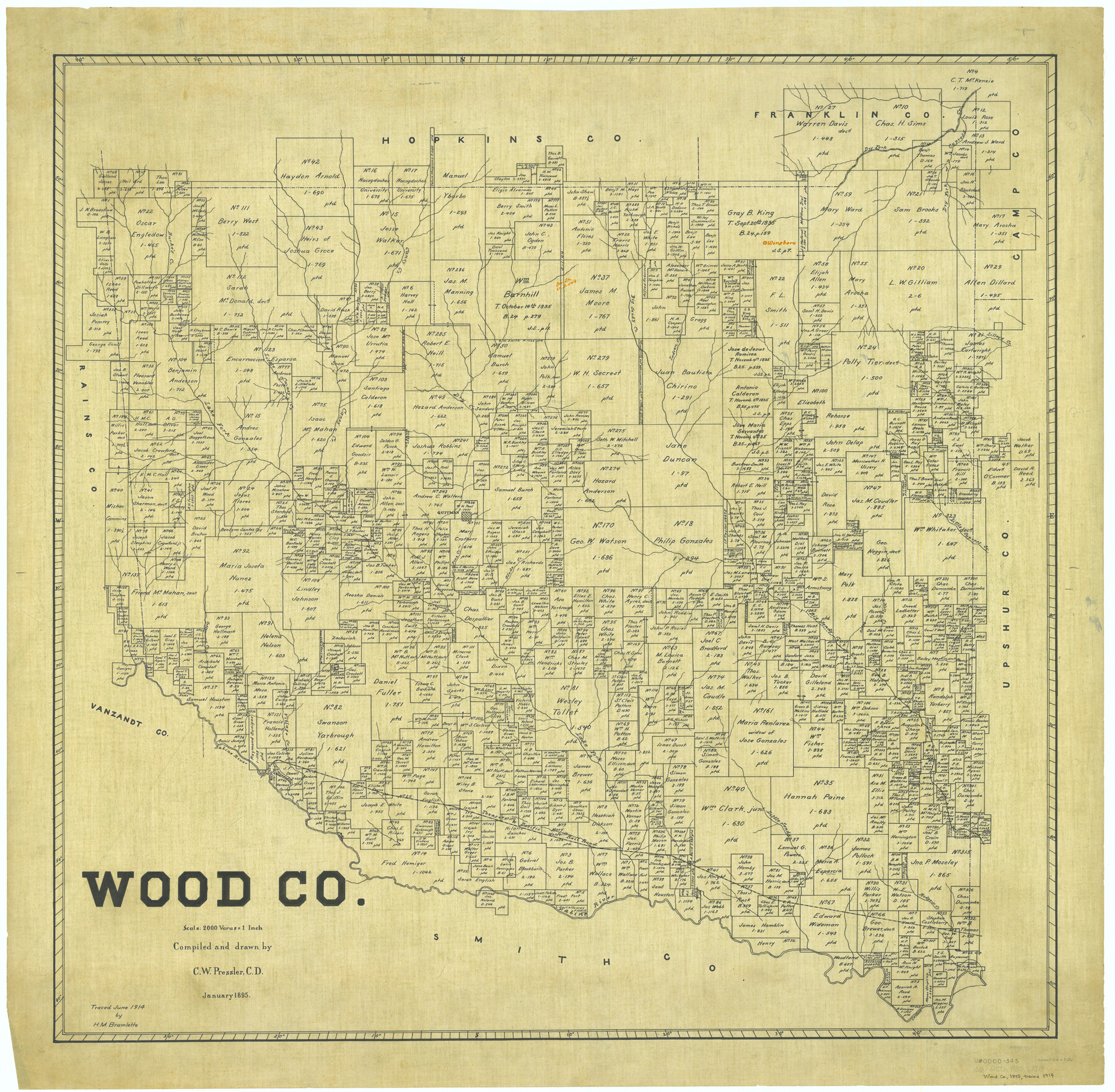 63136, Wood Co., General Map Collection