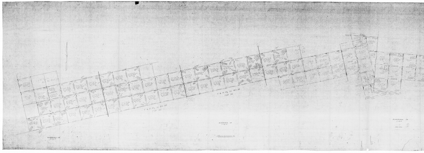 63181, Glasscock County Working Sketch 8, General Map Collection
