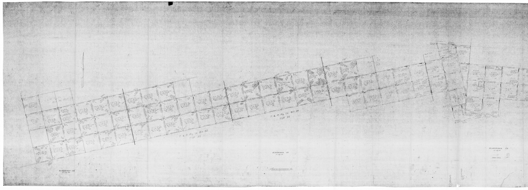 63181, Glasscock County Working Sketch 8, General Map Collection