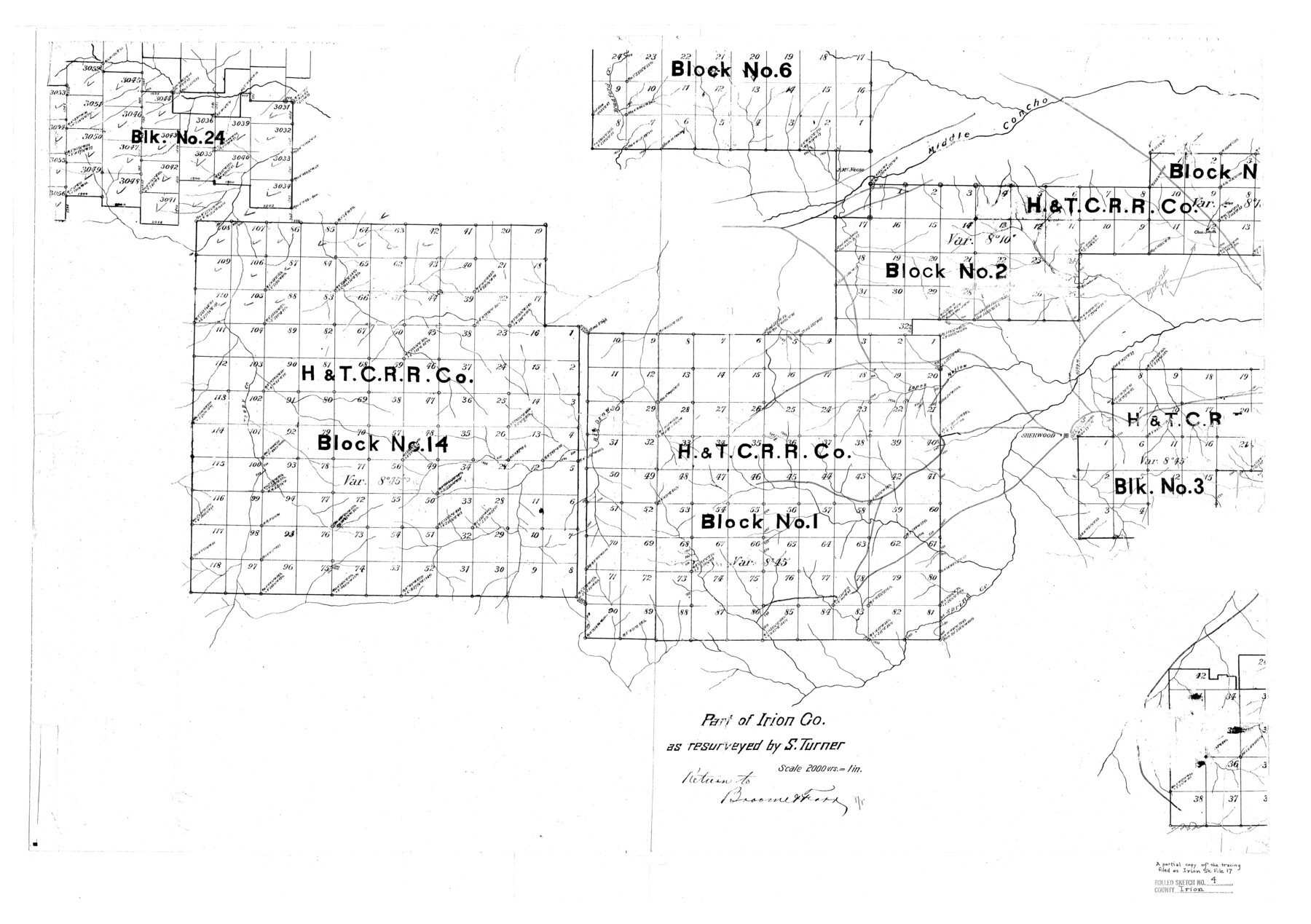 6319, Irion County Rolled Sketch 4, General Map Collection