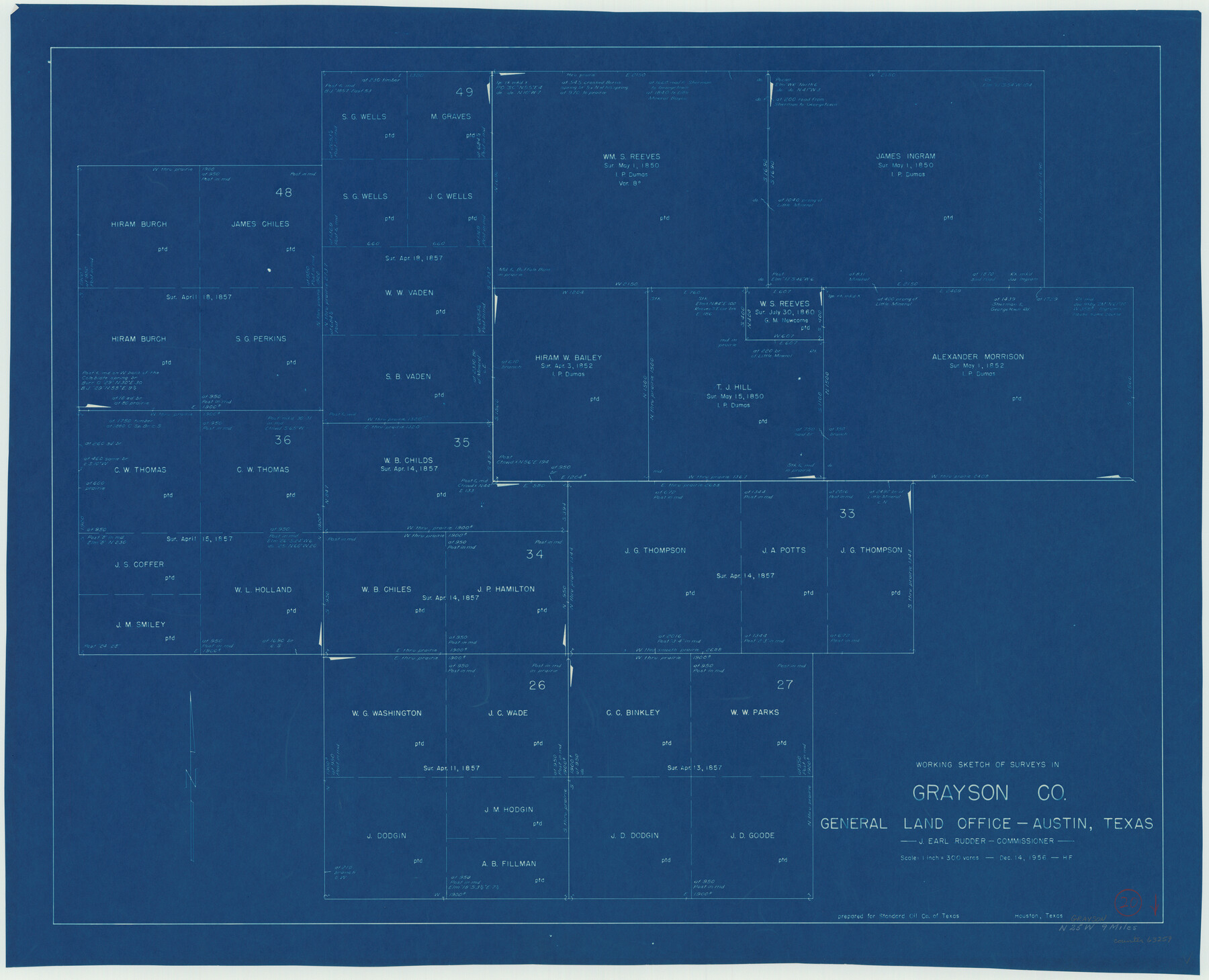 63259, Grayson County Working Sketch 20, General Map Collection