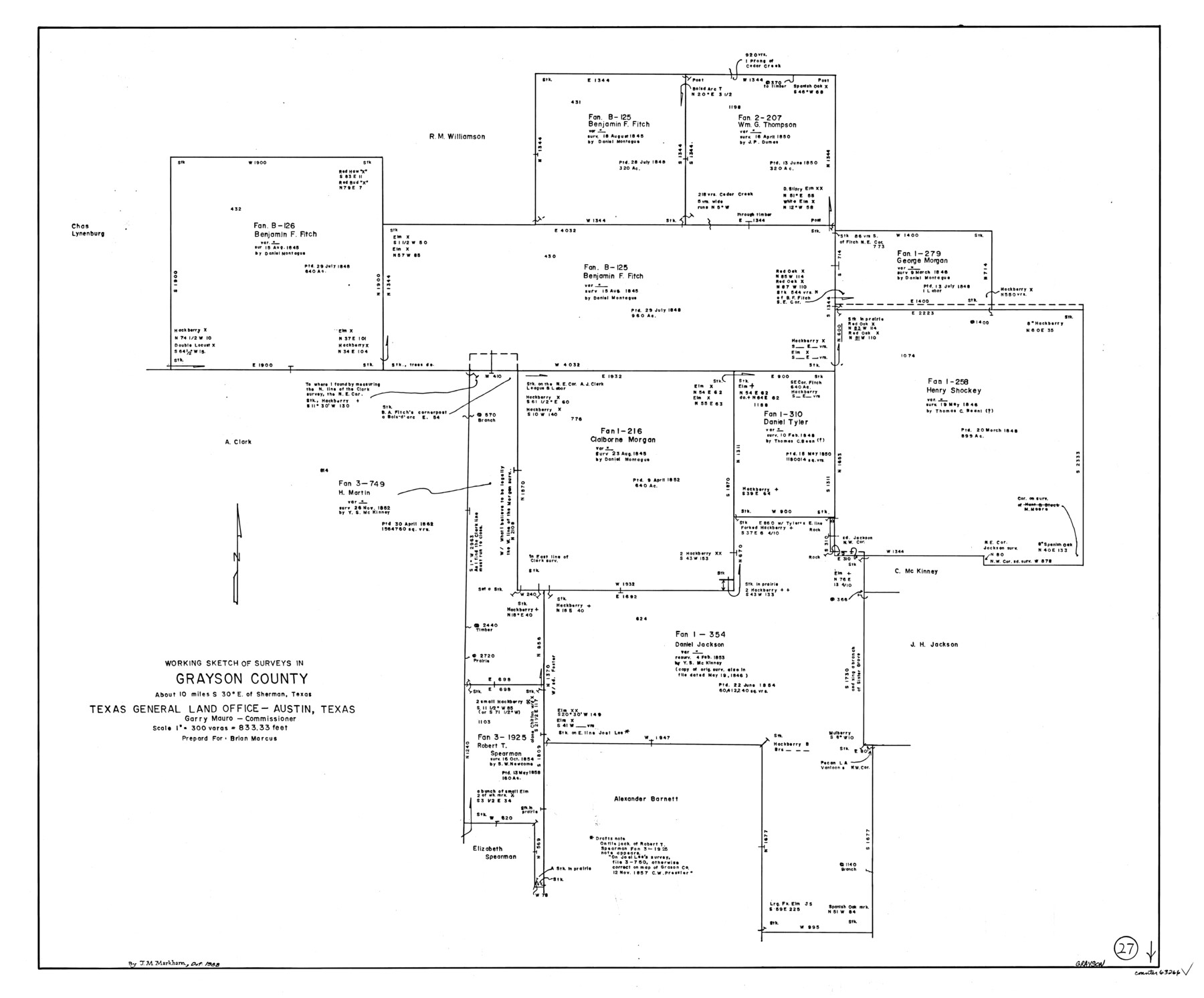 63266, Grayson County Working Sketch 27, General Map Collection