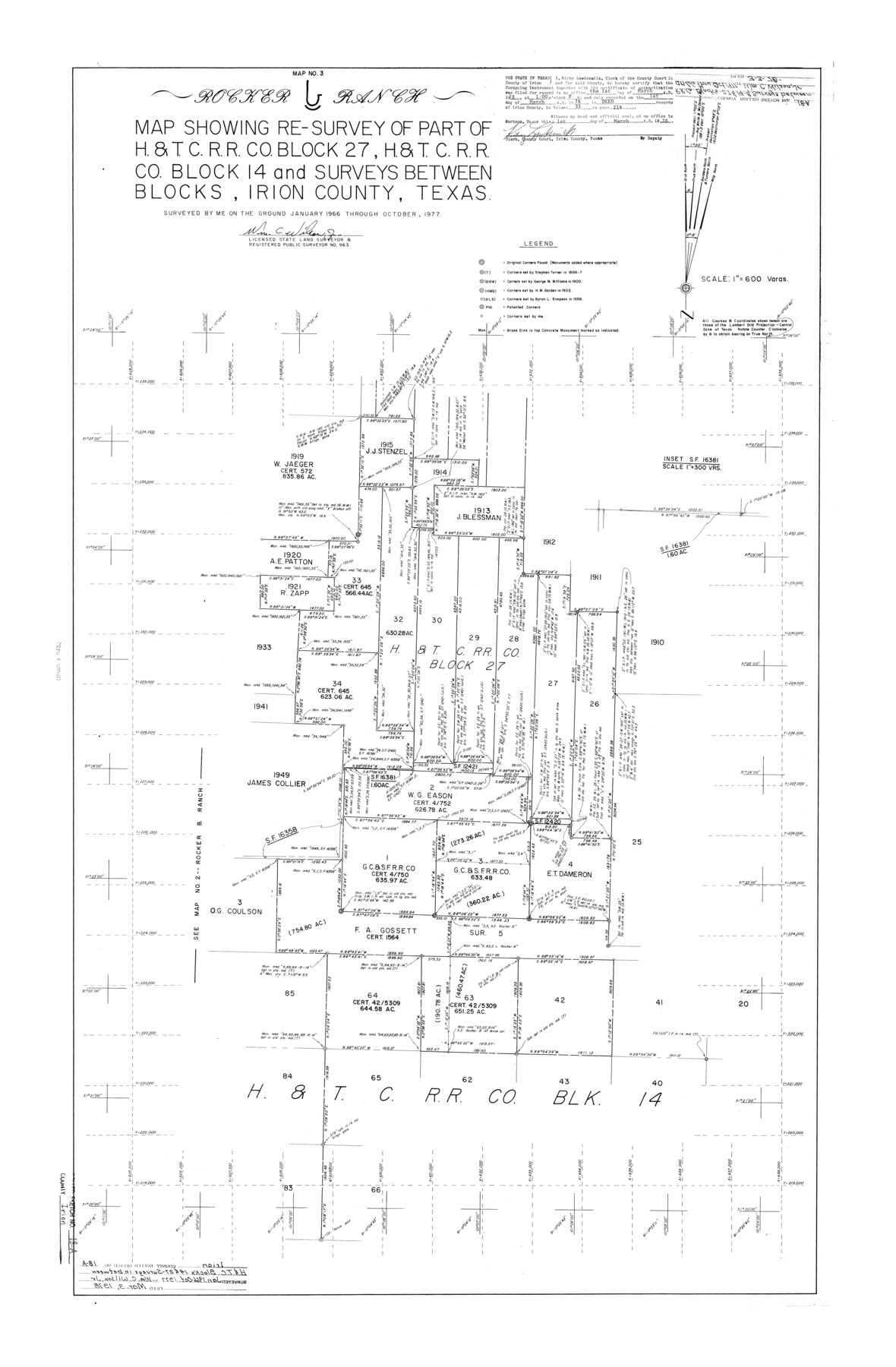 6327, Irion County Rolled Sketch 18A, General Map Collection