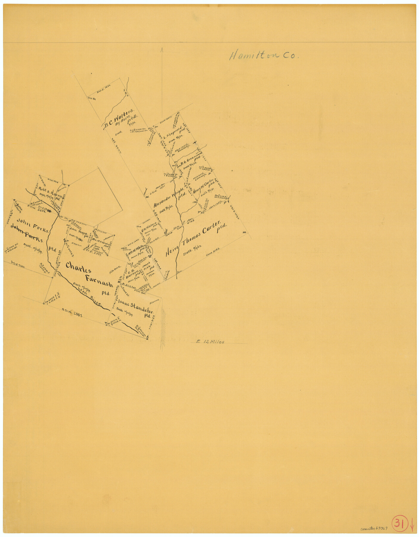 63369, Hamilton County Working Sketch 31, General Map Collection