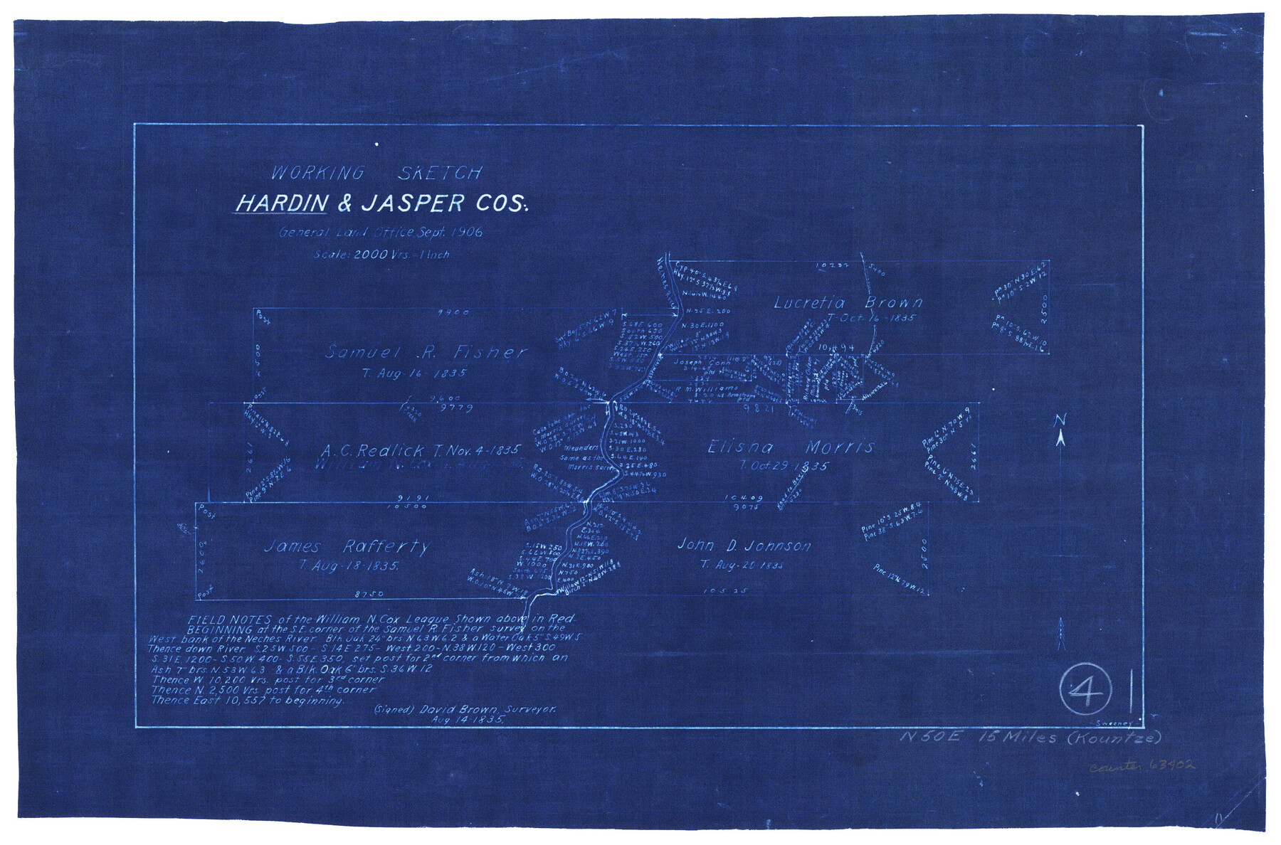 63402, Hardin County Working Sketch 4, General Map Collection
