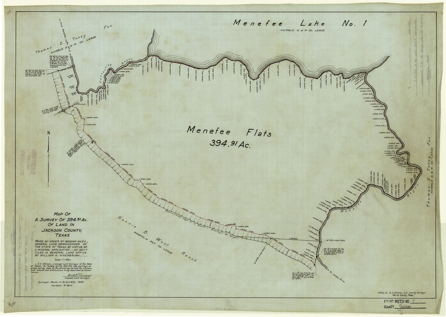 6342, Jackson County Rolled Sketch 7, General Map Collection