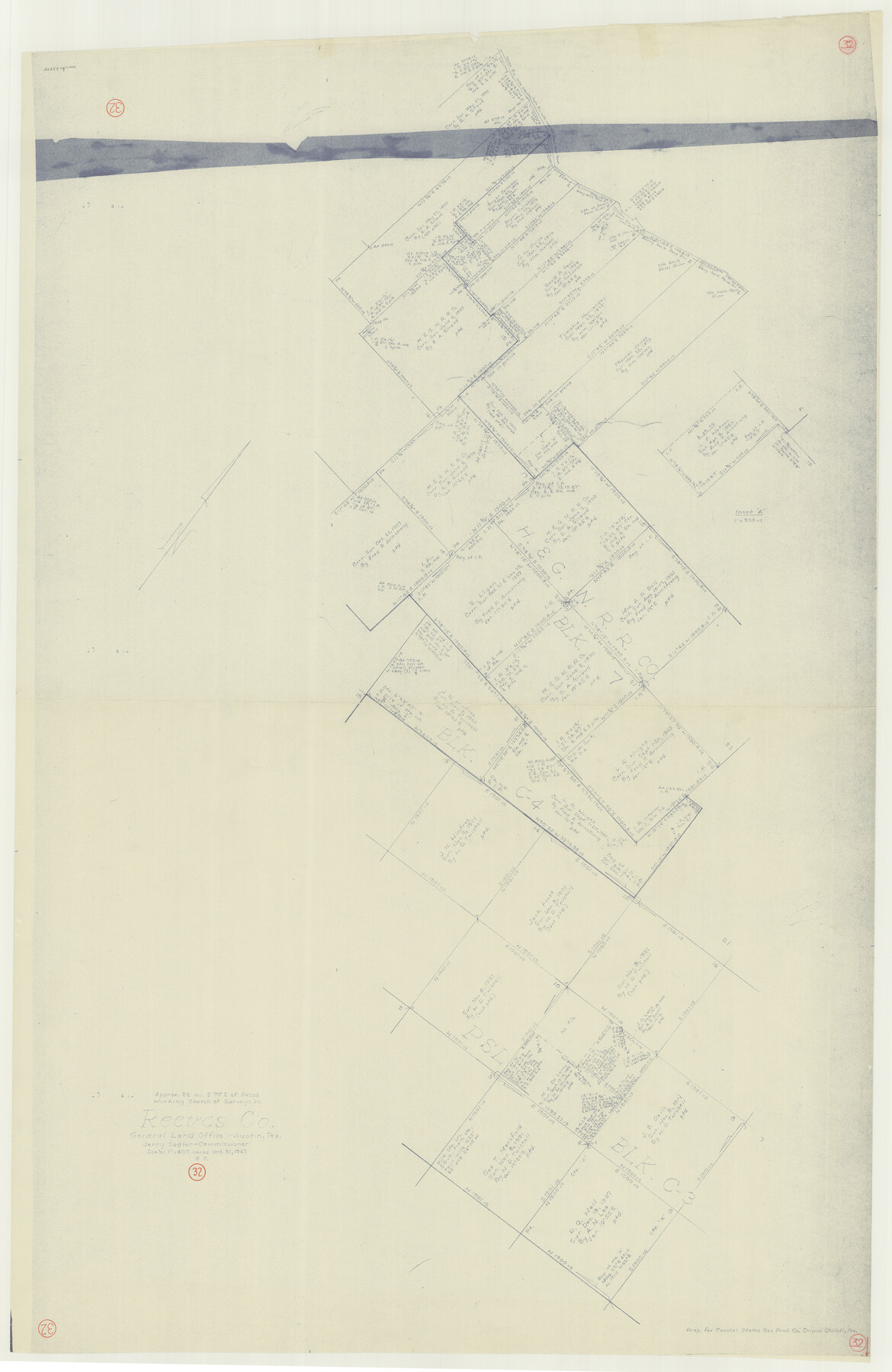 63475, Reeves County Working Sketch 32, General Map Collection