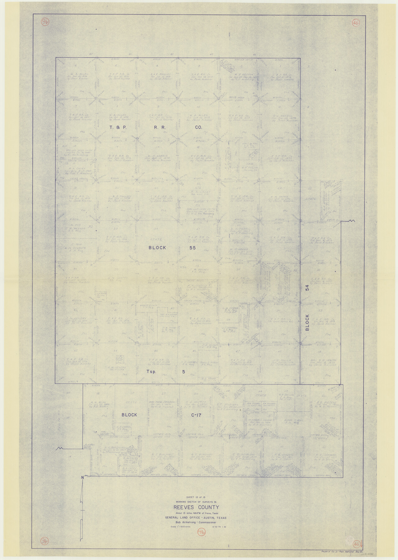 63489, Reeves County Working Sketch 46, General Map Collection