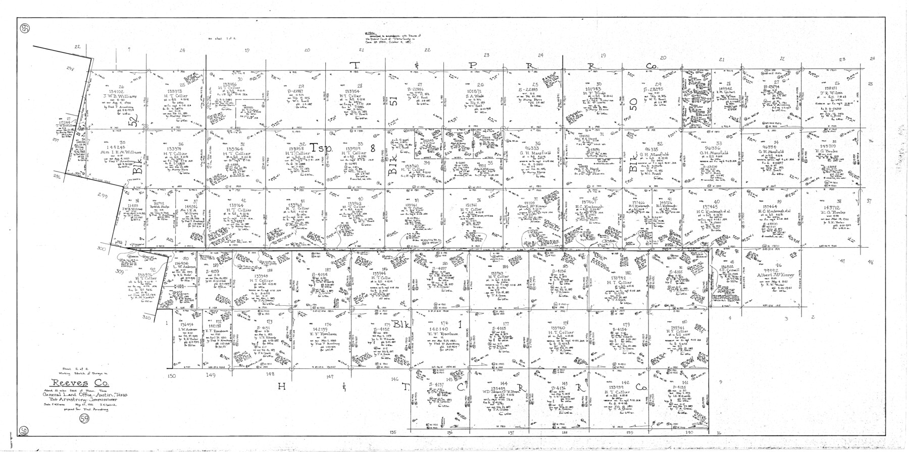 63502, Reeves County Working Sketch 59, General Map Collection