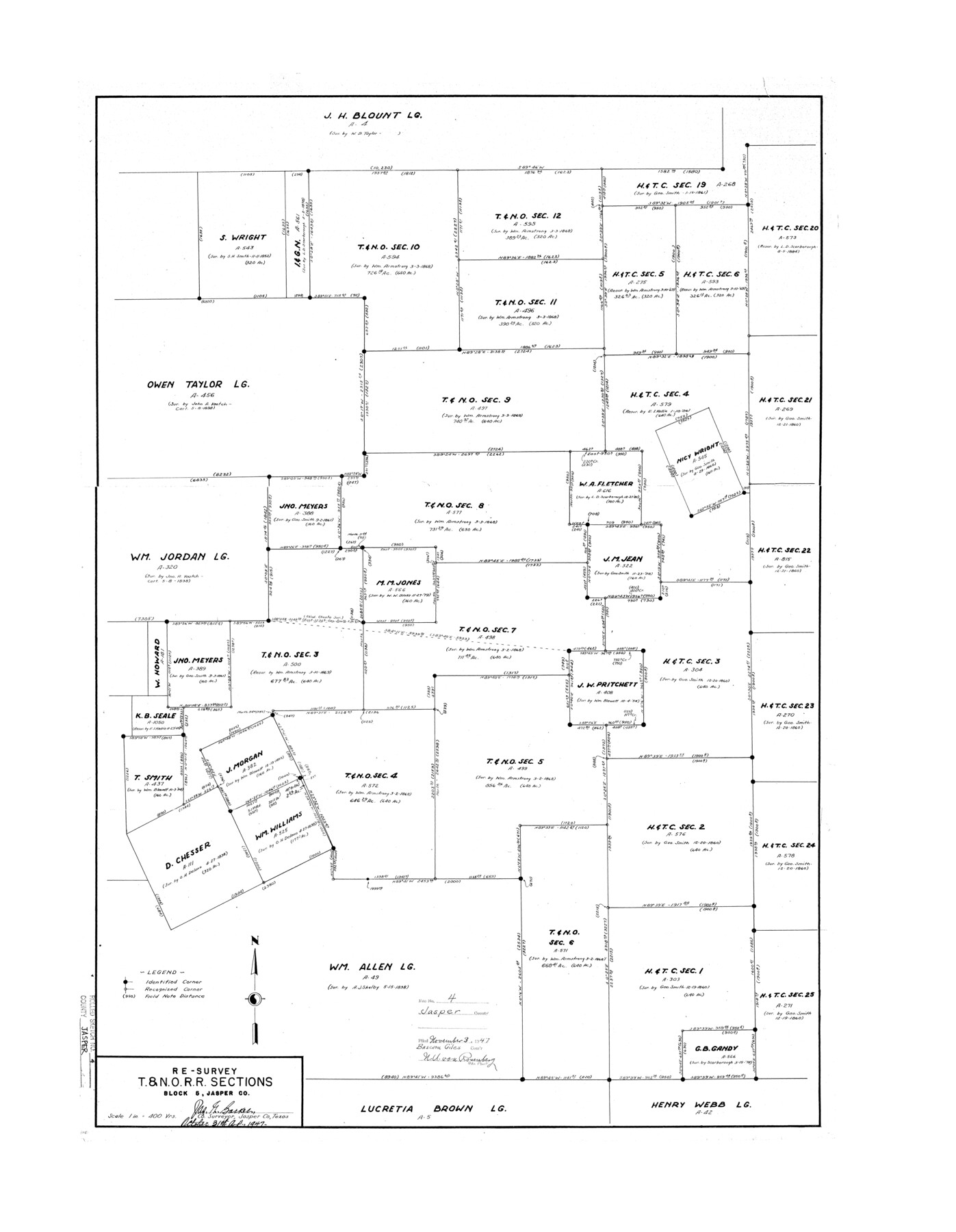 6351, Jasper County Rolled Sketch 4, General Map Collection