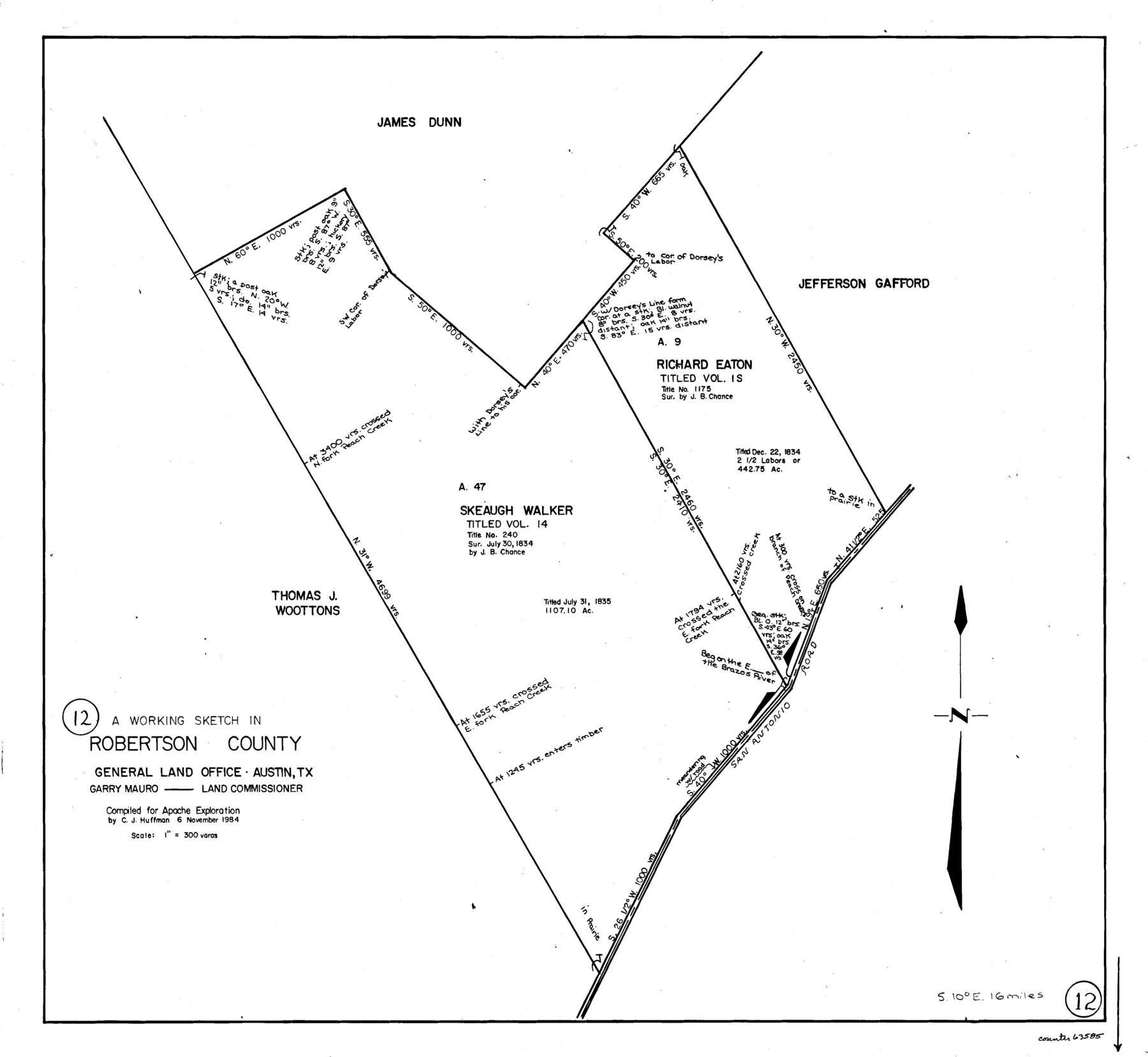 63585, Robertson County Working Sketch 12, General Map Collection