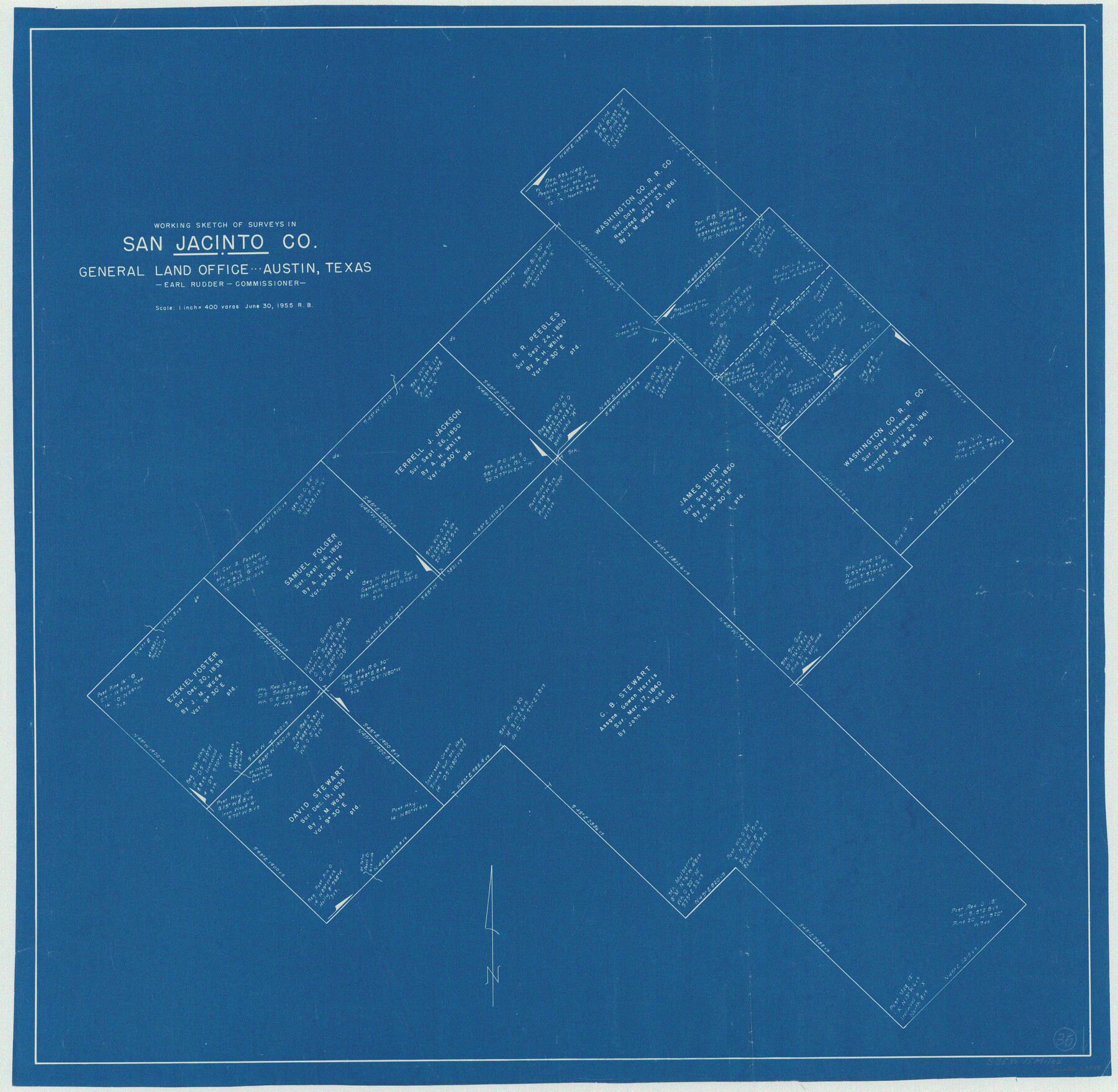 63748, San Jacinto County Working Sketch 35, General Map Collection