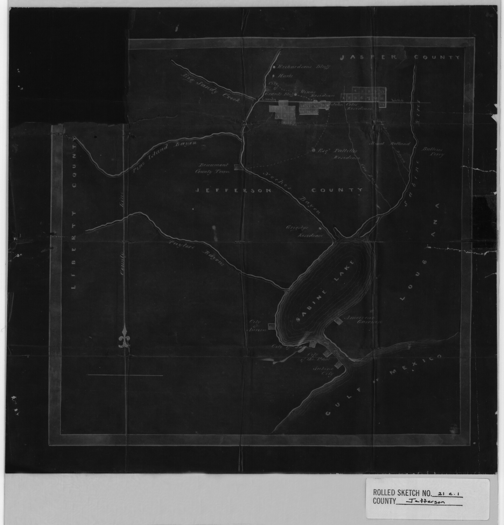 6386, Jefferson County Rolled Sketch 21, General Map Collection