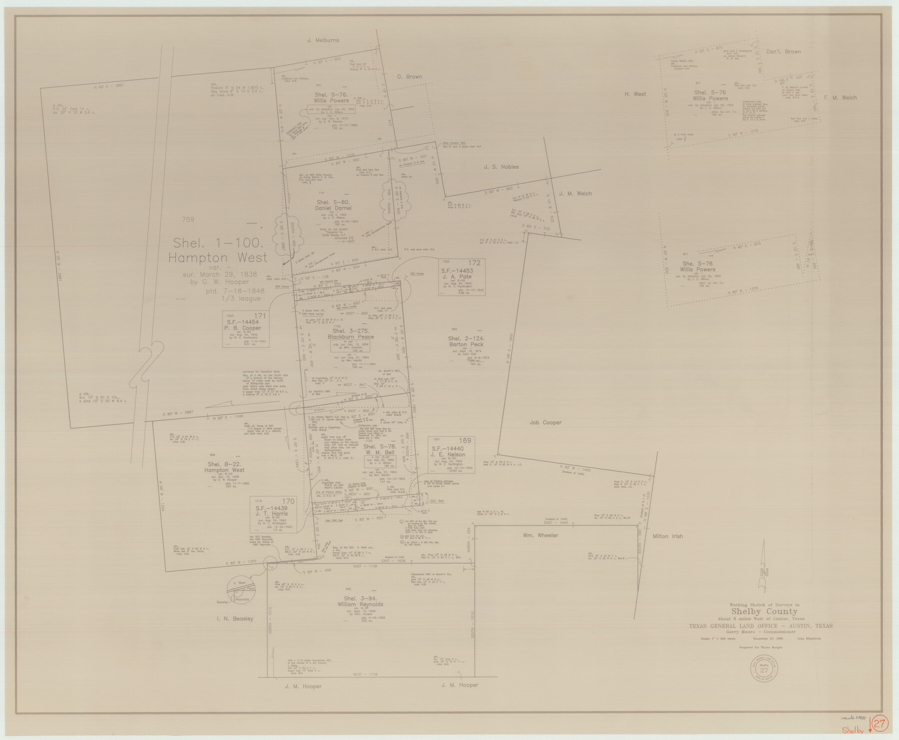 63881, Shelby County Working Sketch 27, General Map Collection