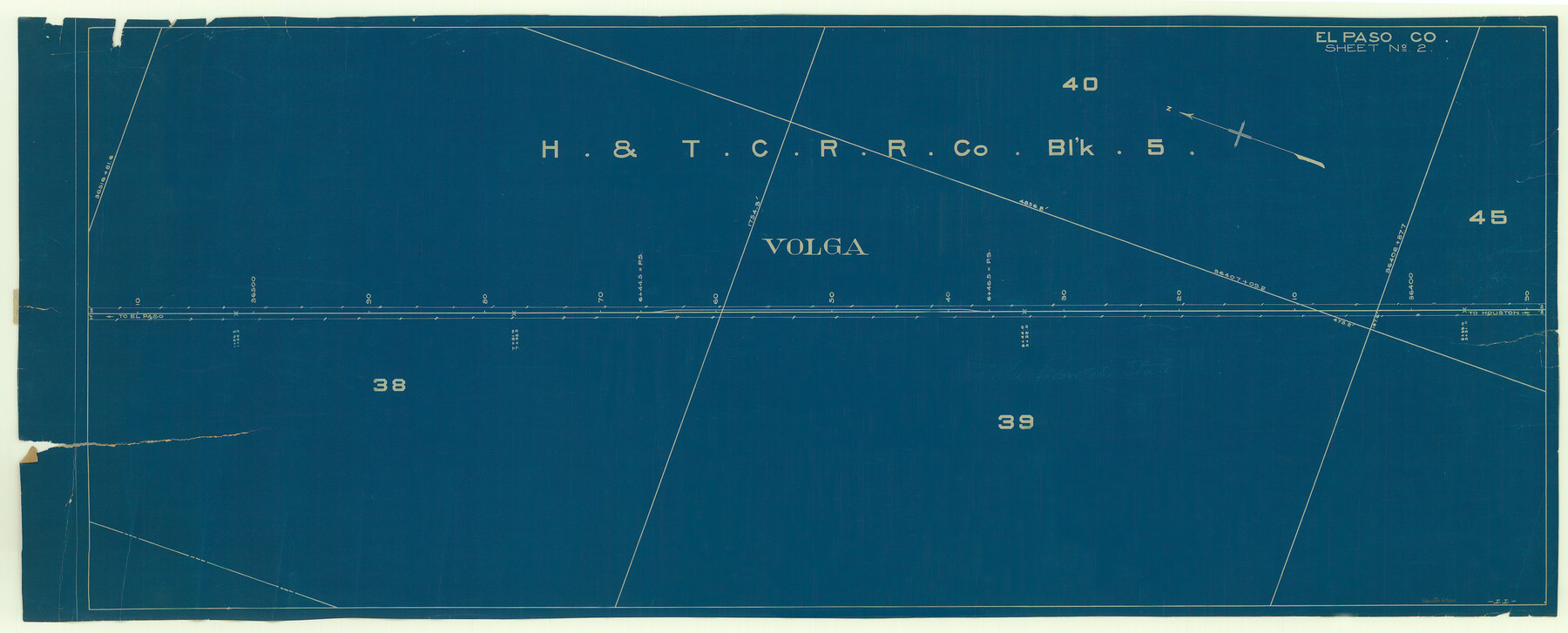 64001, [Galveston, Harrisburg & San Antonio through El Paso County], General Map Collection