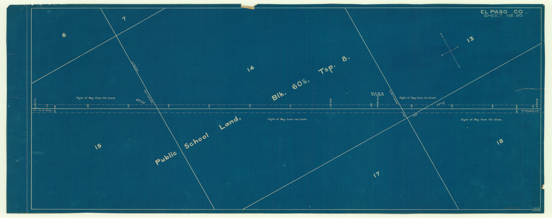 64010, [Galveston, Harrisburg & San Antonio through El Paso County], General Map Collection