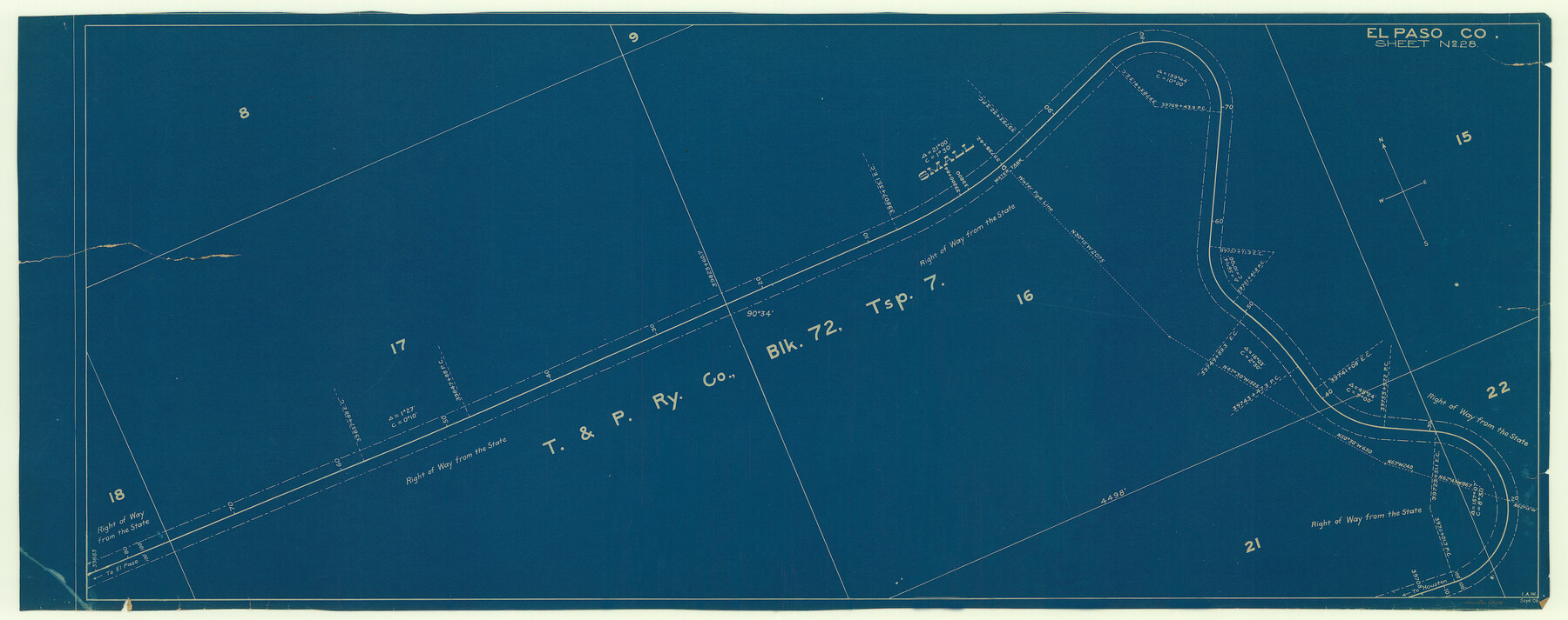 64014, [Galveston, Harrisburg & San Antonio through El Paso County], General Map Collection