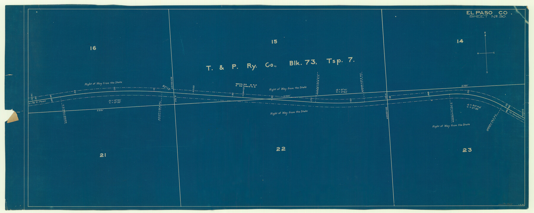 64015, [Galveston, Harrisburg & San Antonio through El Paso County], General Map Collection