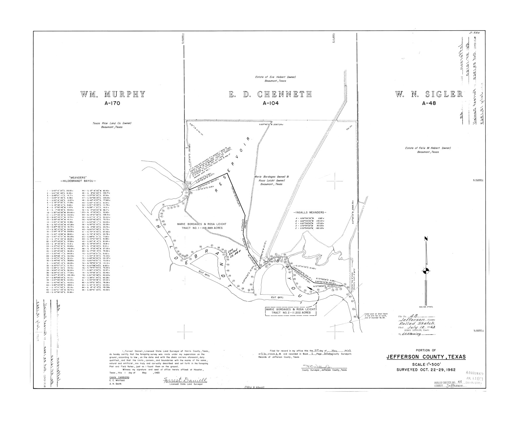 6403, Jefferson County Rolled Sketch 48, General Map Collection