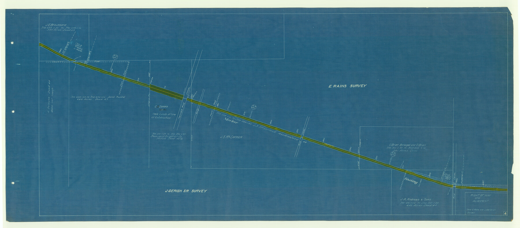 64109, [Beaumont, Sour Lake and Western Ry. Right of Way and Alignment - Frisco], General Map Collection