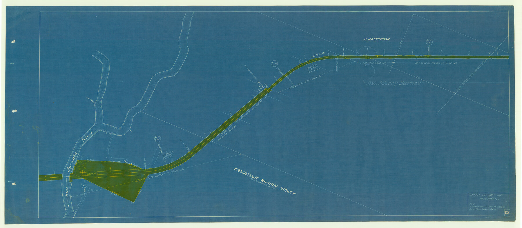 64127, [Beaumont, Sour Lake and Western Ry. Right of Way and Alignment - Frisco], General Map Collection