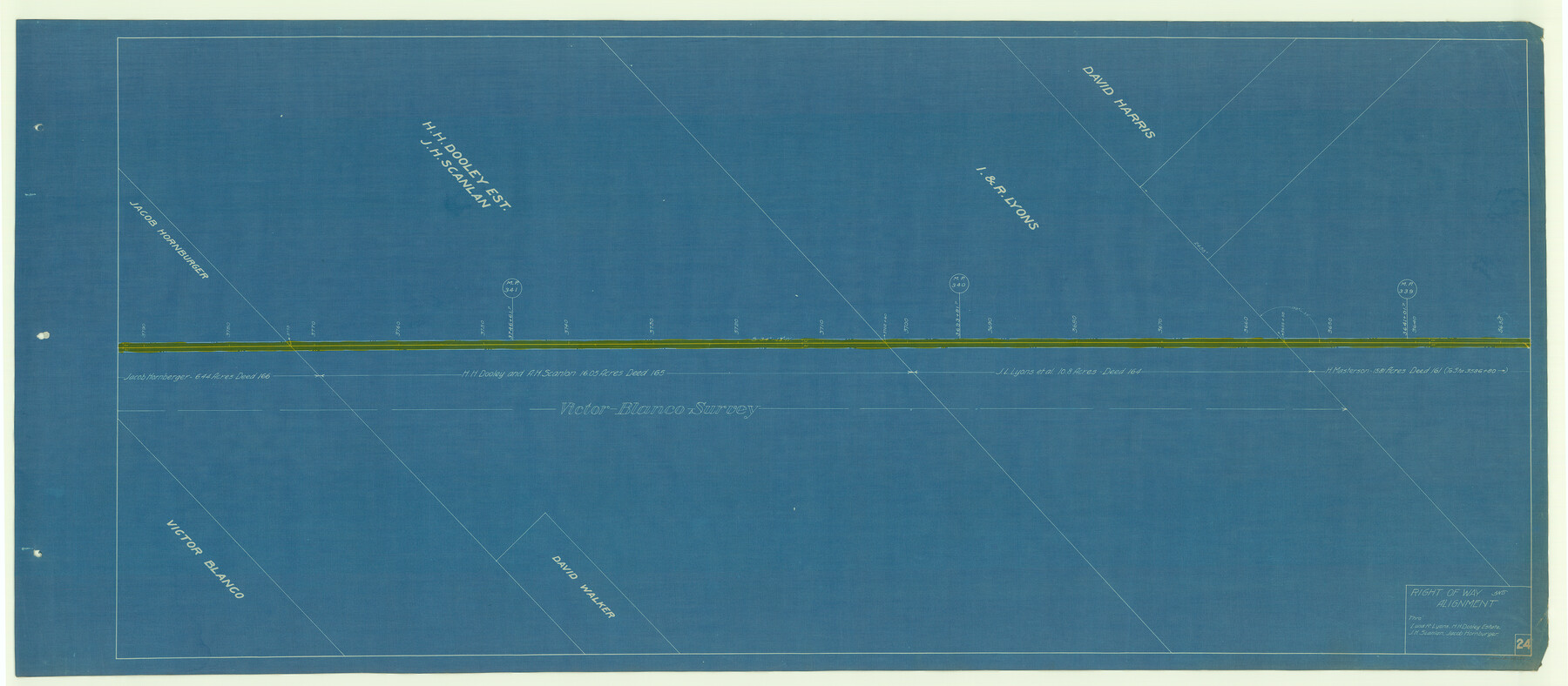 64129, [Beaumont, Sour Lake and Western Ry. Right of Way and Alignment - Frisco], General Map Collection